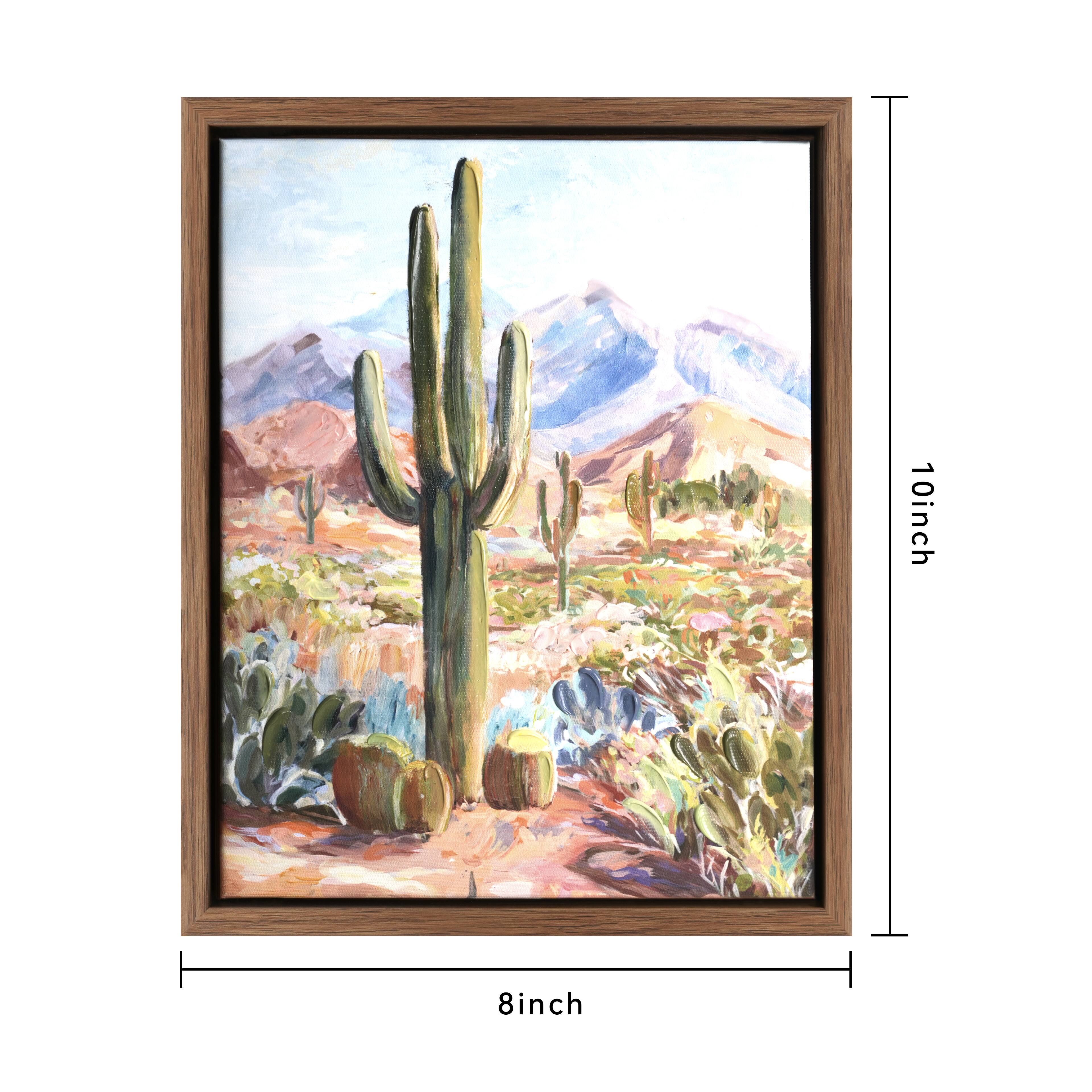 10&#x22; Cactus Canvas Wall Art by Ashland&#xAE;