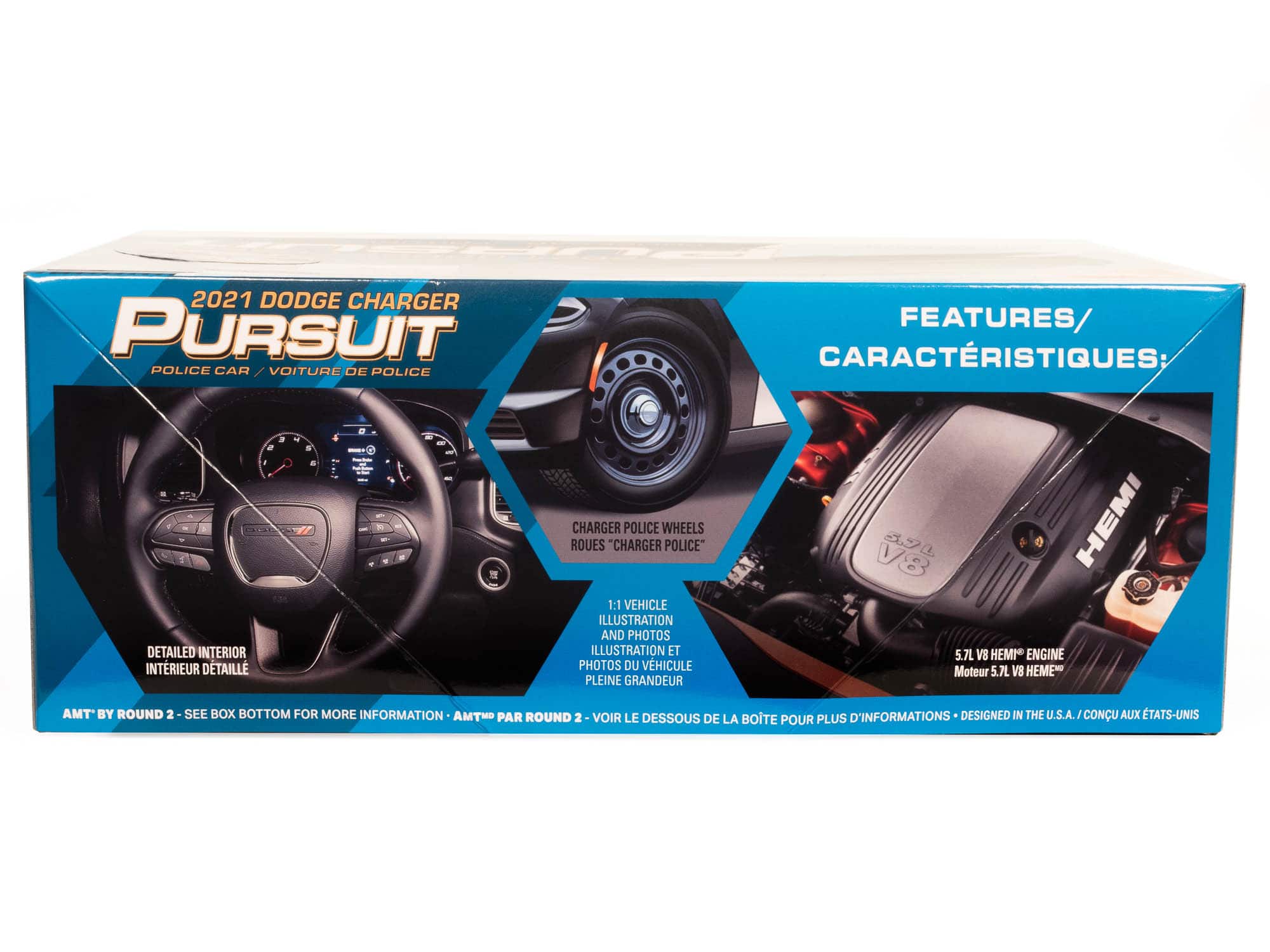 AMT&#xAE; 2021 Dodge Charger Police Pursuit 1:25 Scale Model Kit