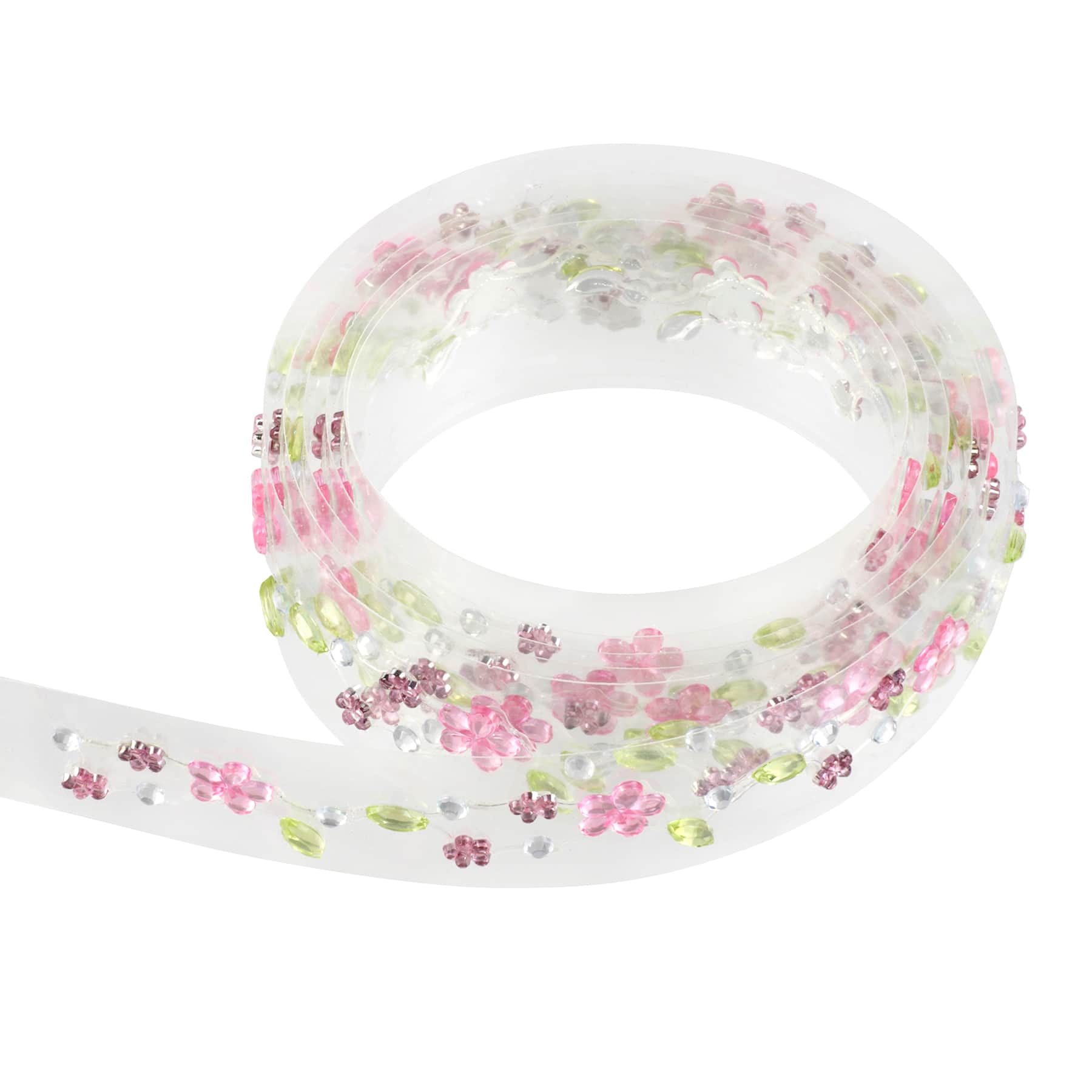 12 Pack: Pastel Flowers Bling on a Roll Embellishments by Recollections&#x2122;