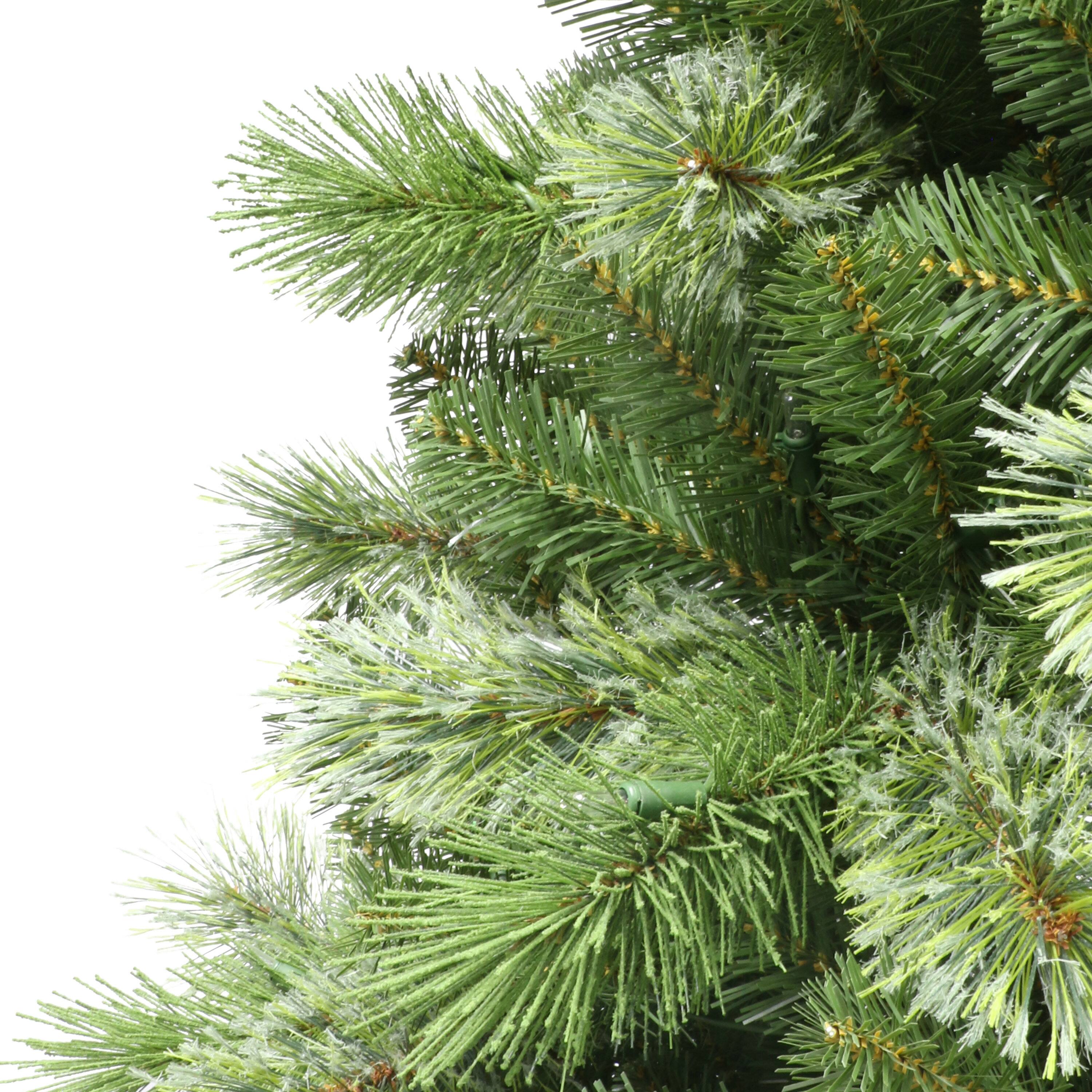 4.5ft. Pre-Lit Oklahoma Pine Artificial Christmas Tree, Warm White LED Lights