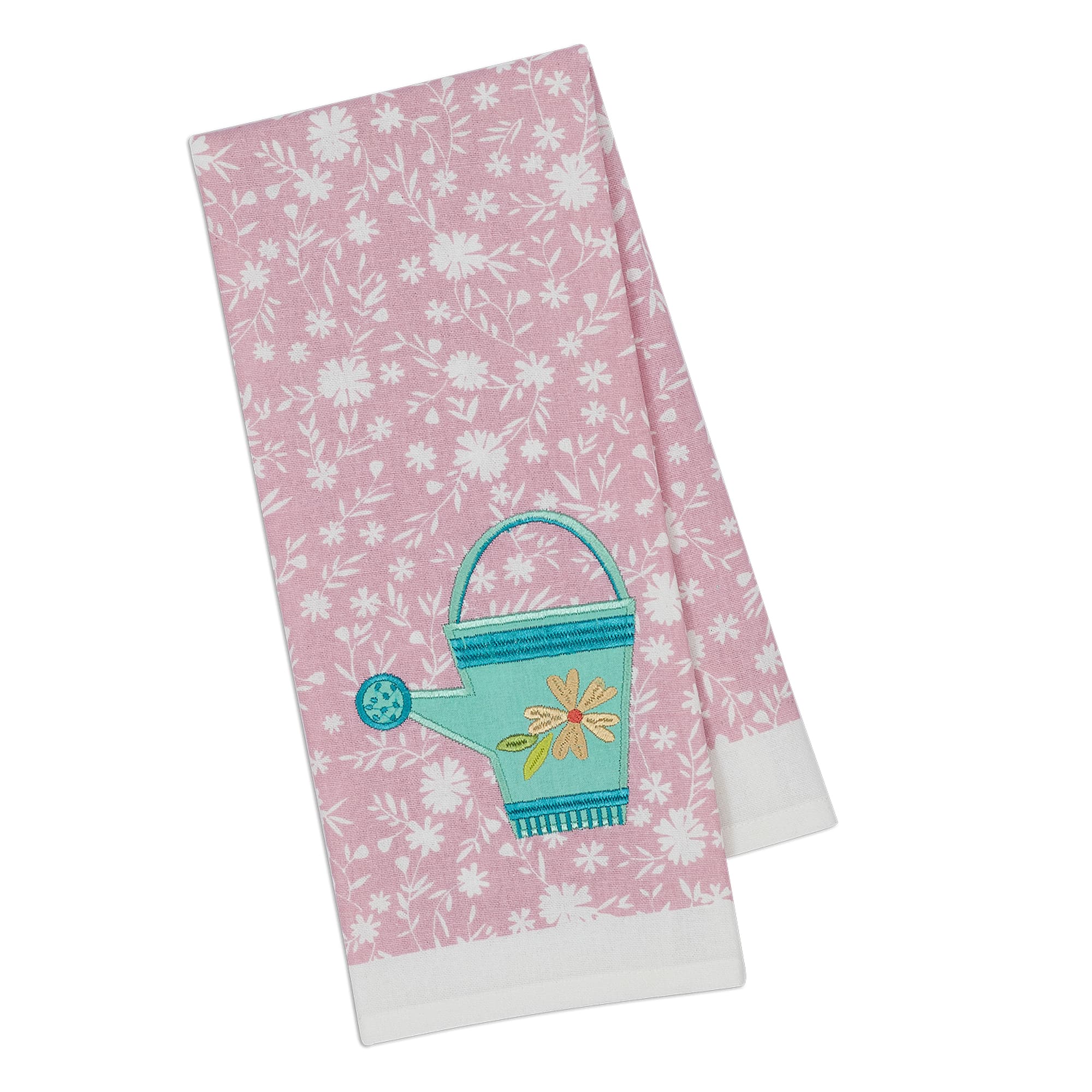 DII® Watering Can Embellished Dishtowels, 2ct.