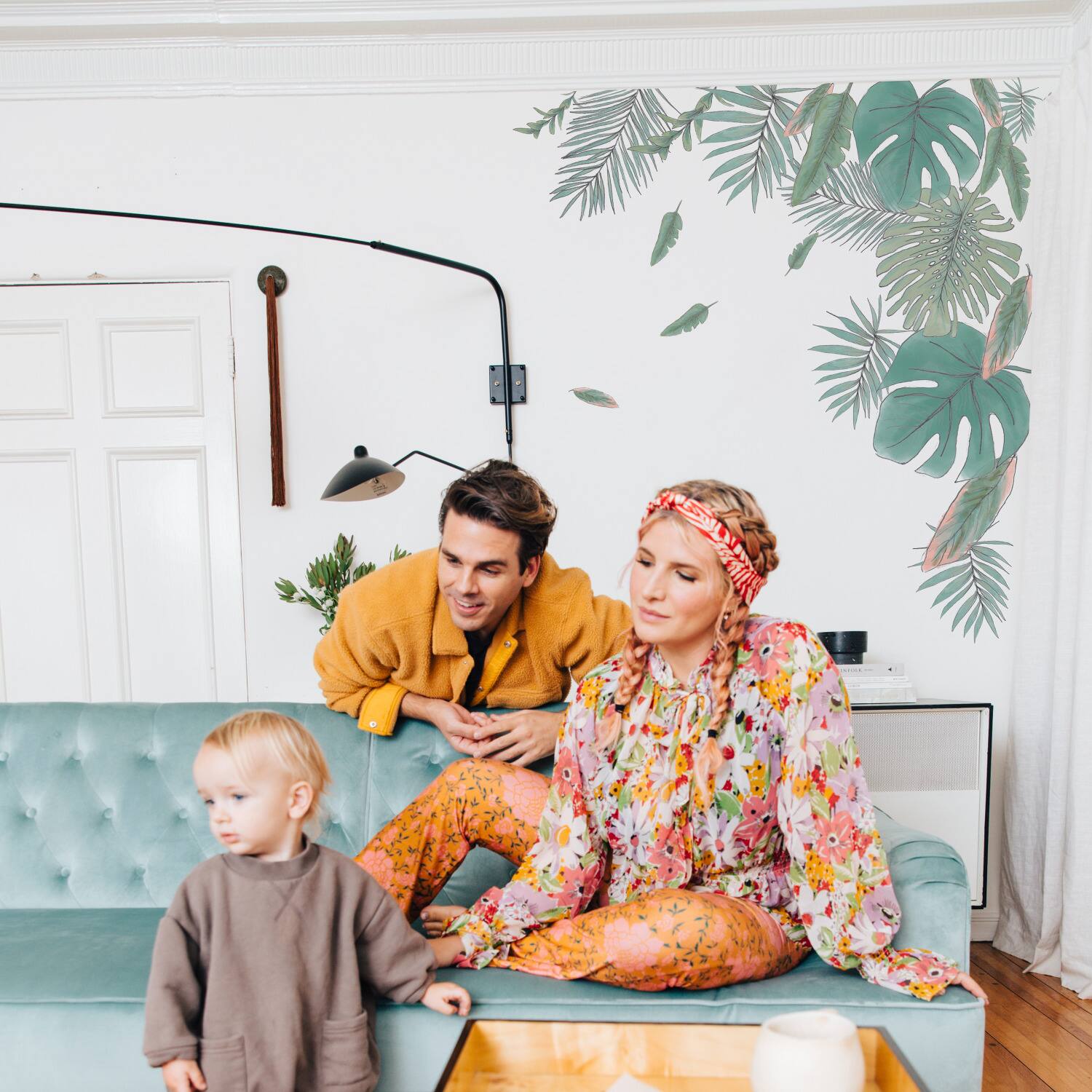 RoomMates Mr. Kate Hand-Drawn Palm Peel & Stick Wall Decals