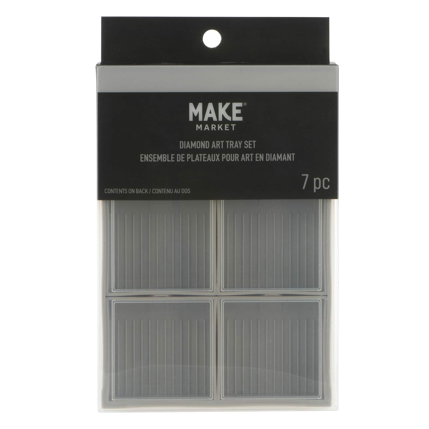 Gray Diamond Art Tray Set by Make Market&#xAE;