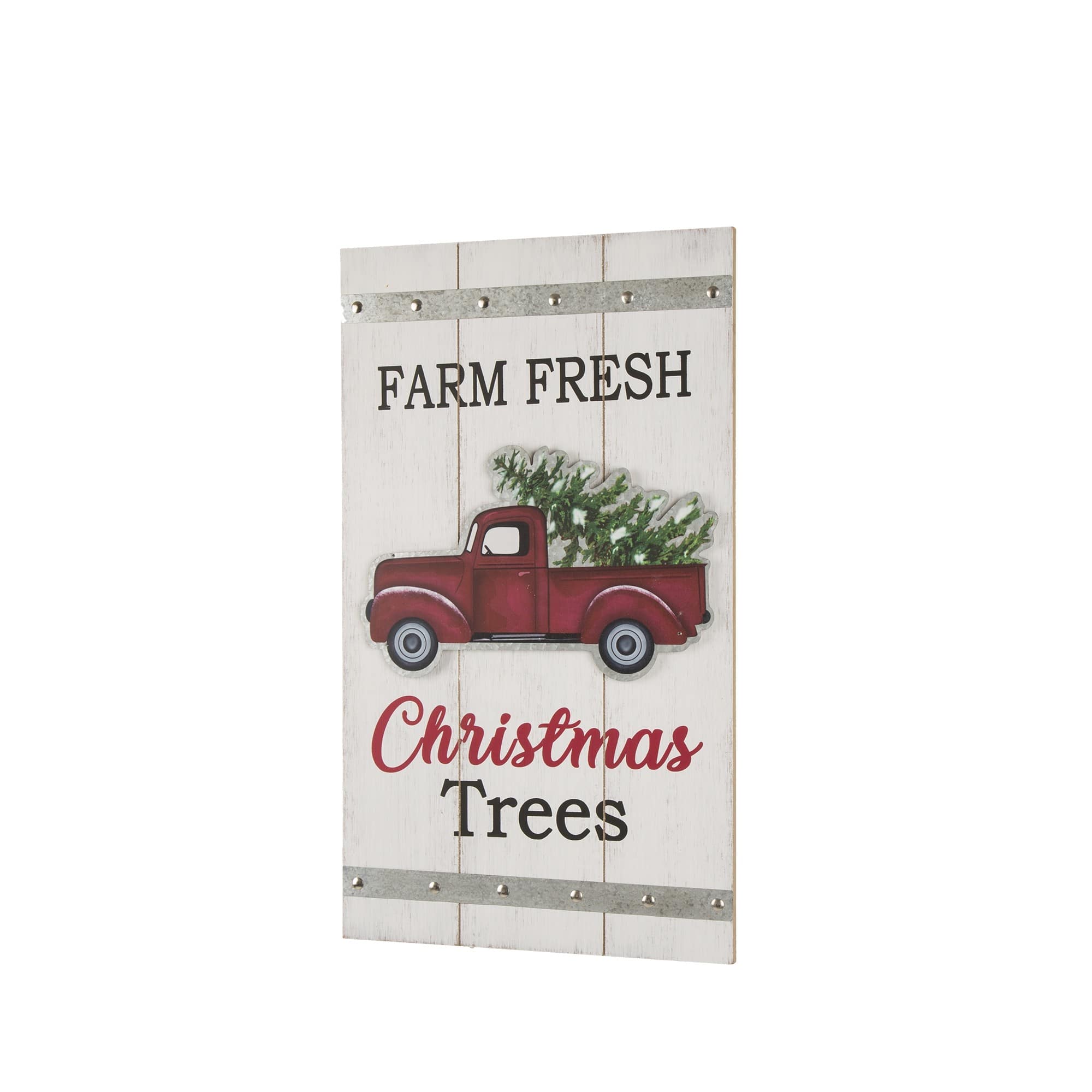 Glitzhome&#xAE; 24&#x22; Wooden &#x26; Metal Truck Wall D&#xE9;cor
