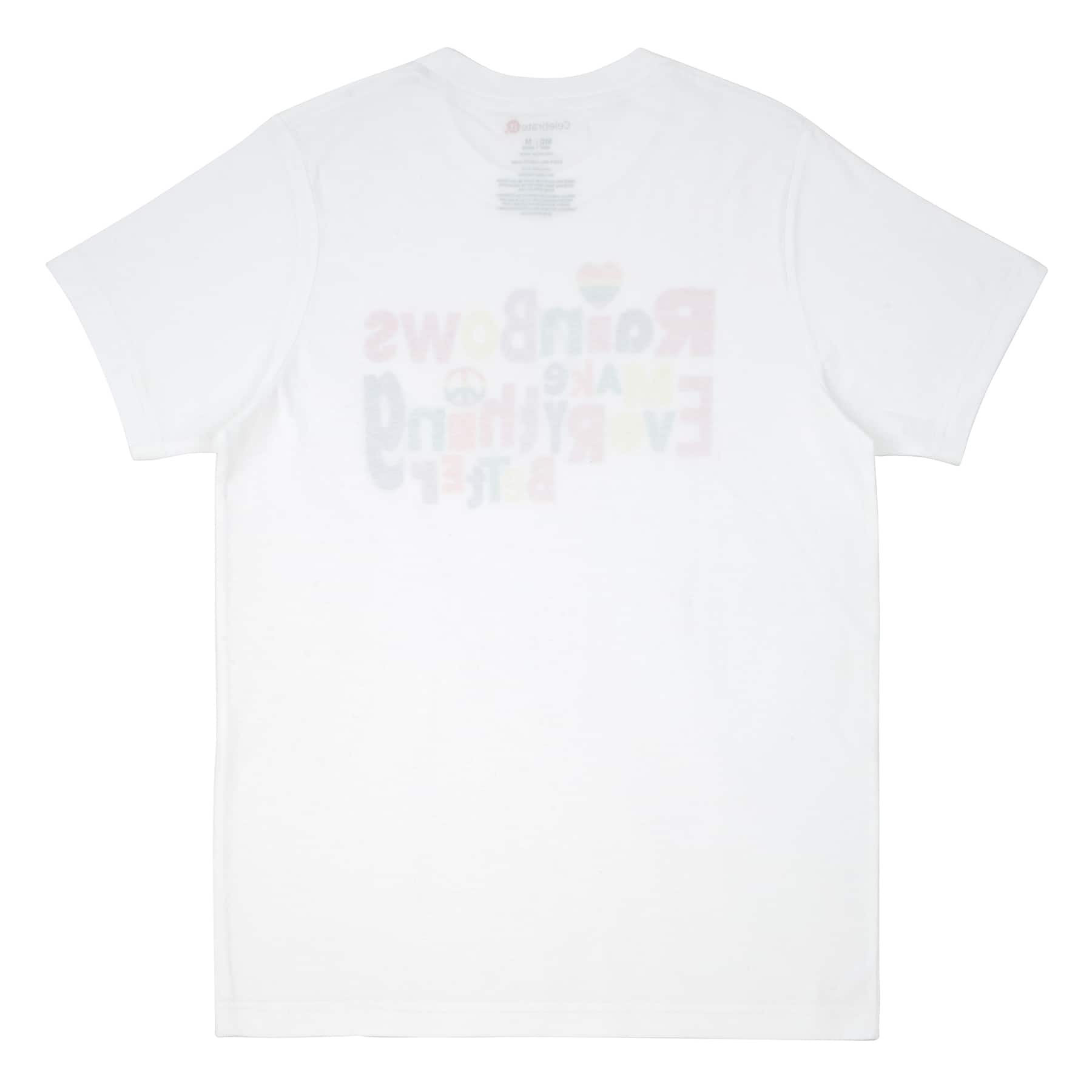 Rainbows Make Everything Better Adult Pride T-Shirt by Celebrate It&#x2122;