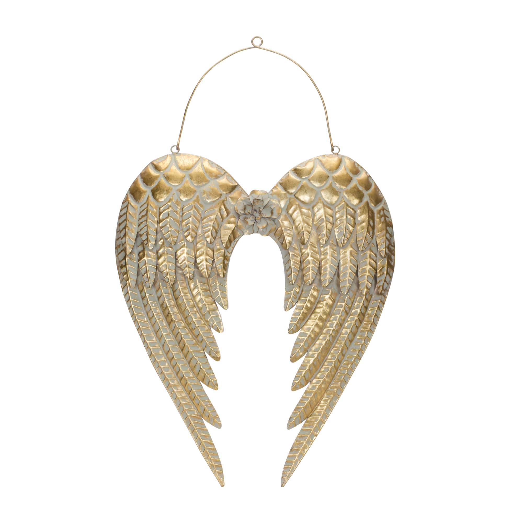 Angel Wing Gold Sublimation Ornament (WingG) I-2