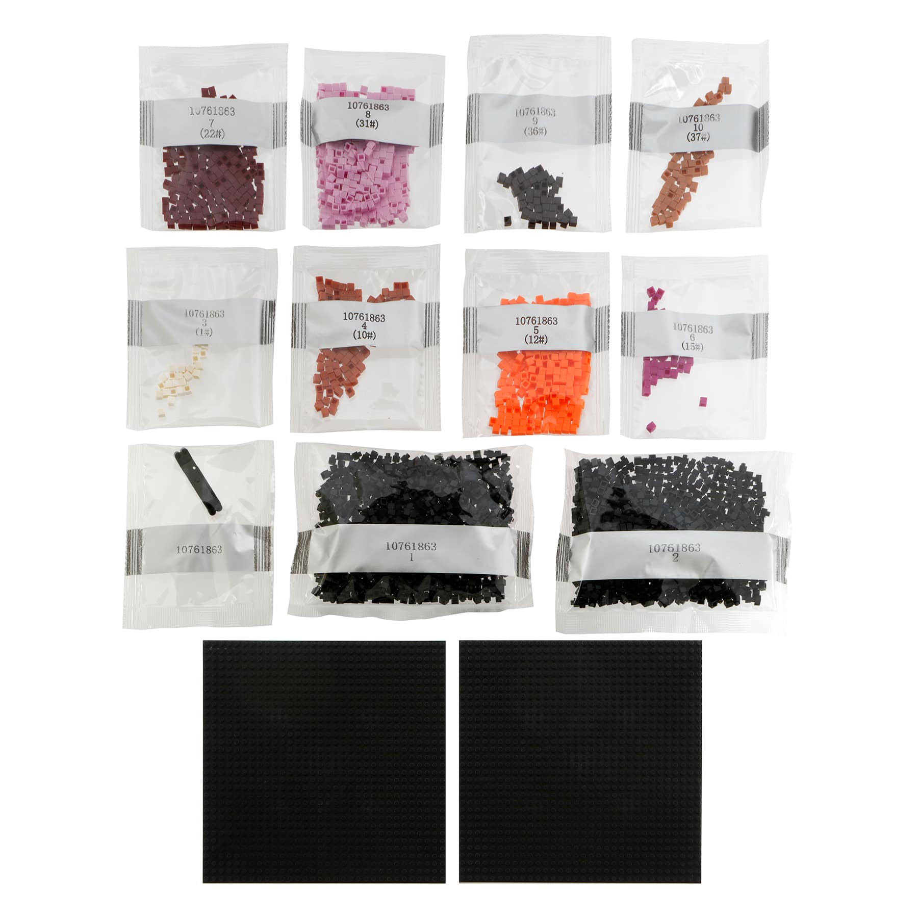 Trousse d’art pixellisé en briques à thème de plantes du désert de Make Market