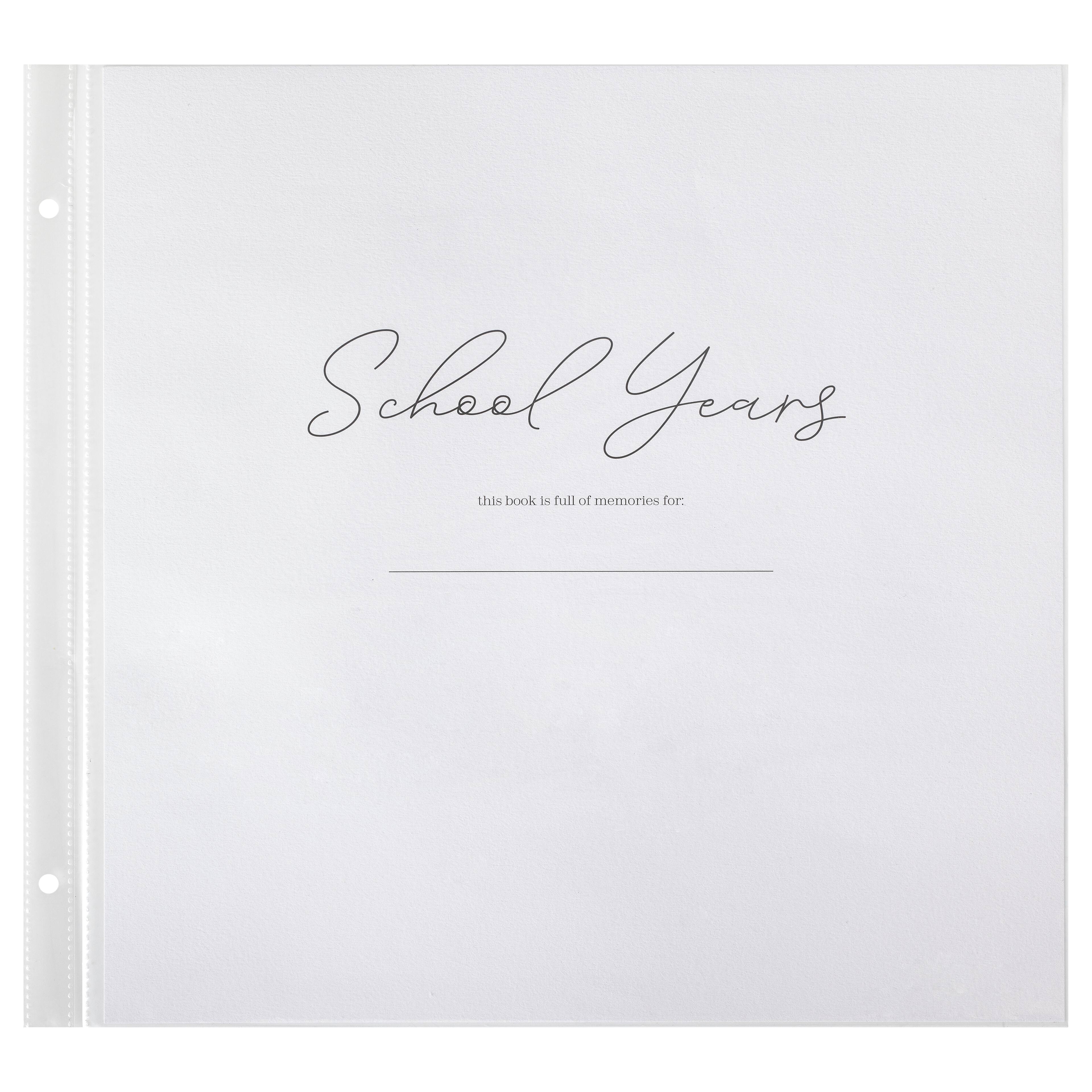 12" x 12" School Years Guided Scrapbook Layouts by Recollections™