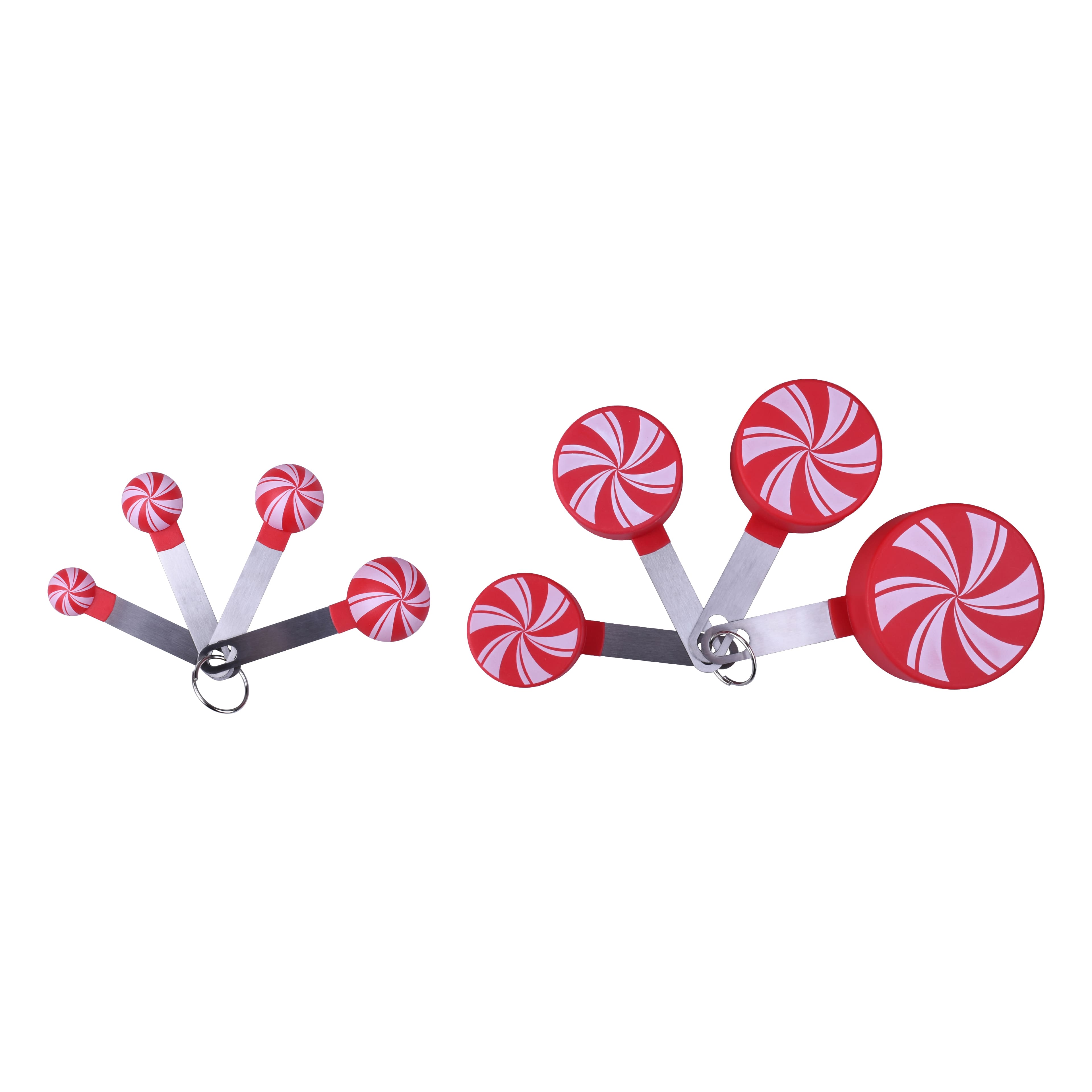 Peppermint Swirl Measuring Cup &#x26; Spoon Set by Celebrate It&#xAE;