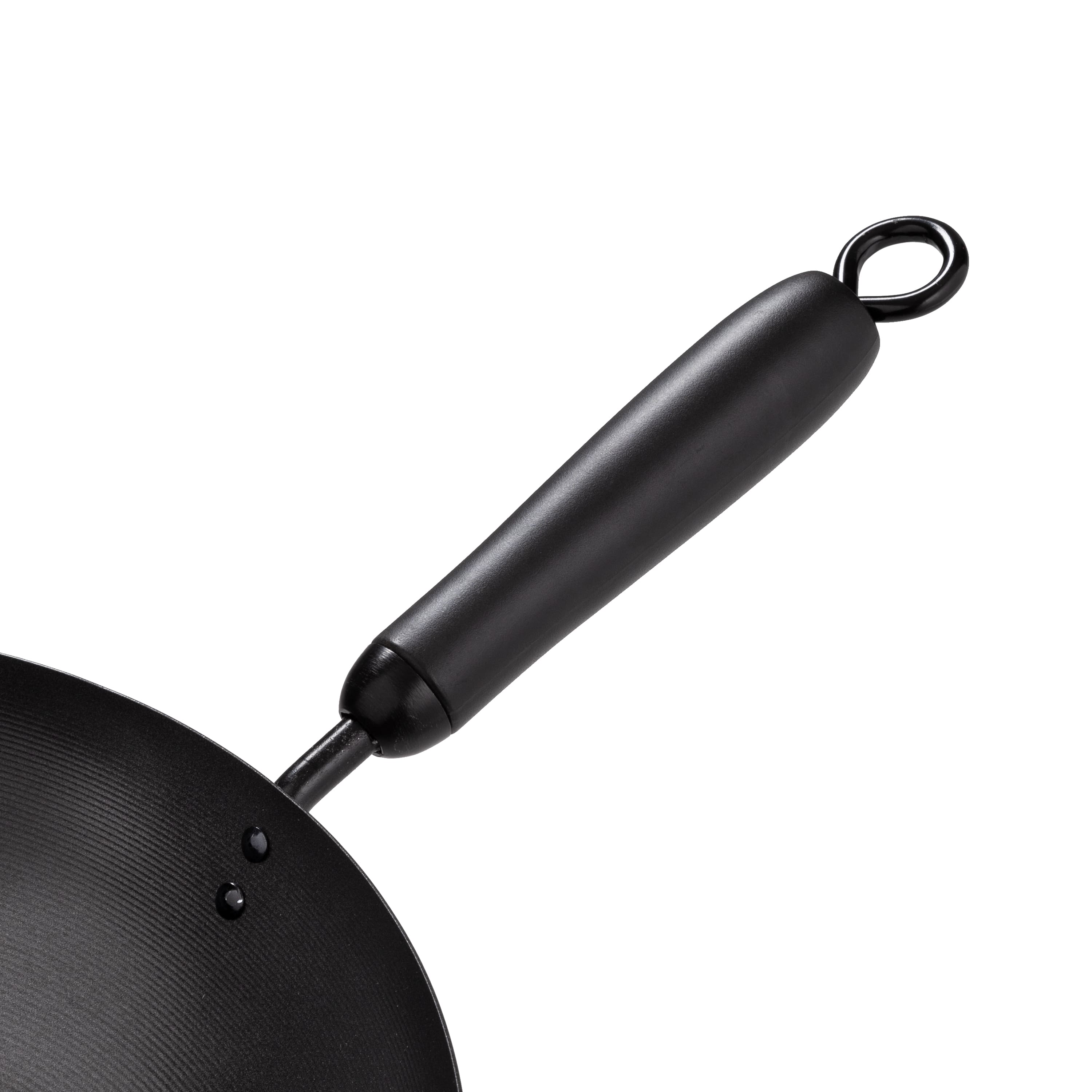 Joyce Chen Classic Series Carbon Steel Nonstick Wok Set (4-Piece Set)