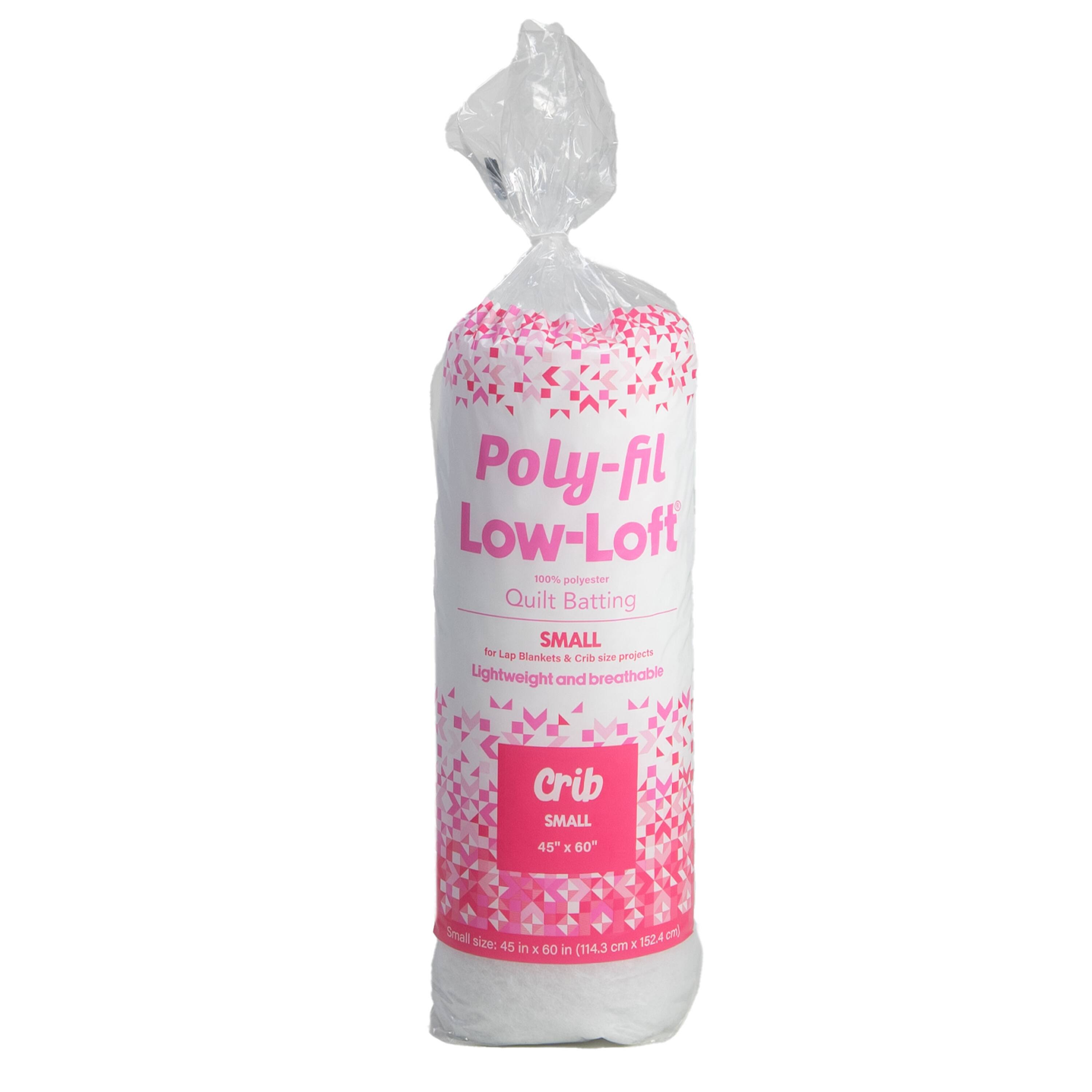12 Pack: Poly-Fil Low Loft® 45" x 60" Crib Polyester Quilt Batting