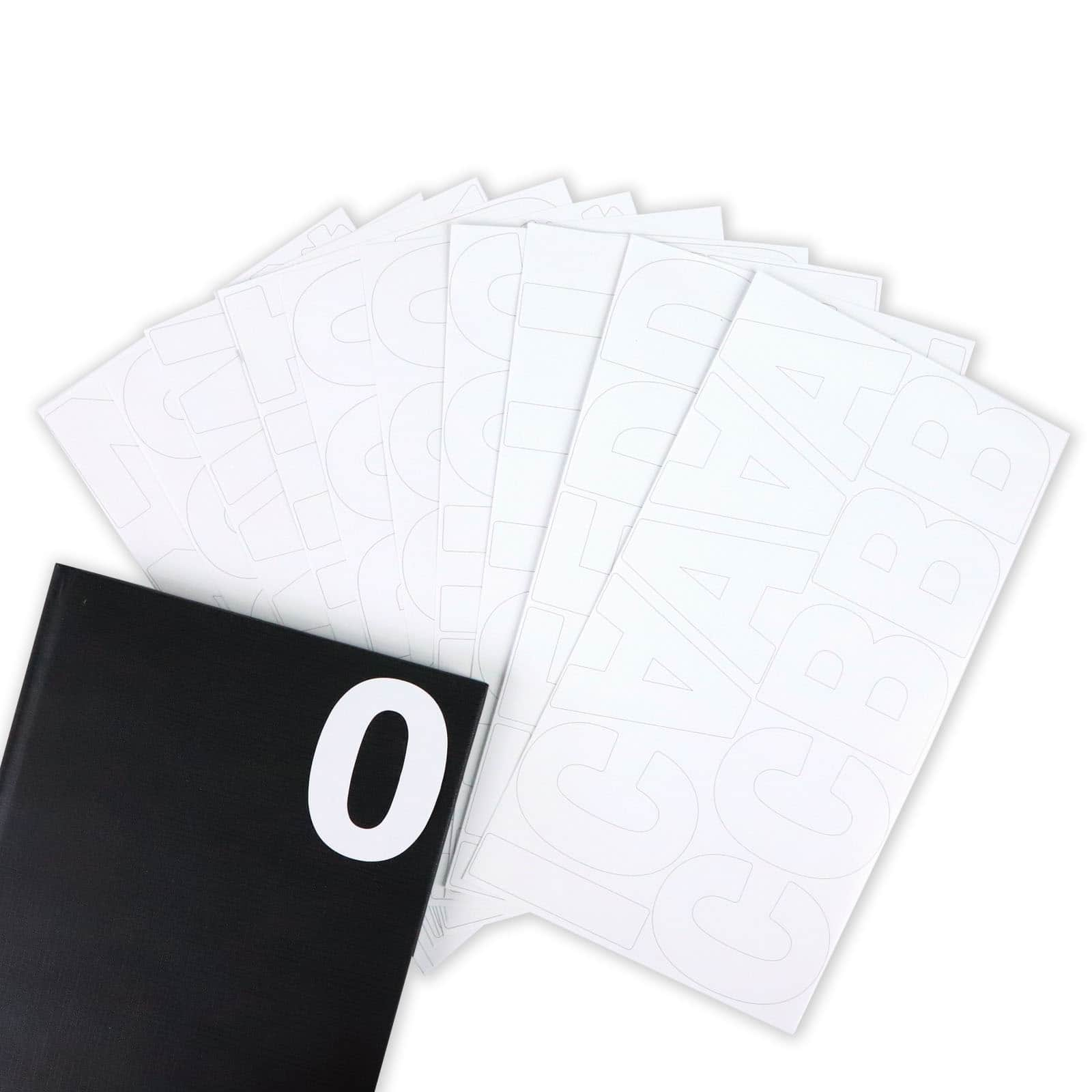 12 Pack: White Alphabet Stickers by Recollections&#x2122;