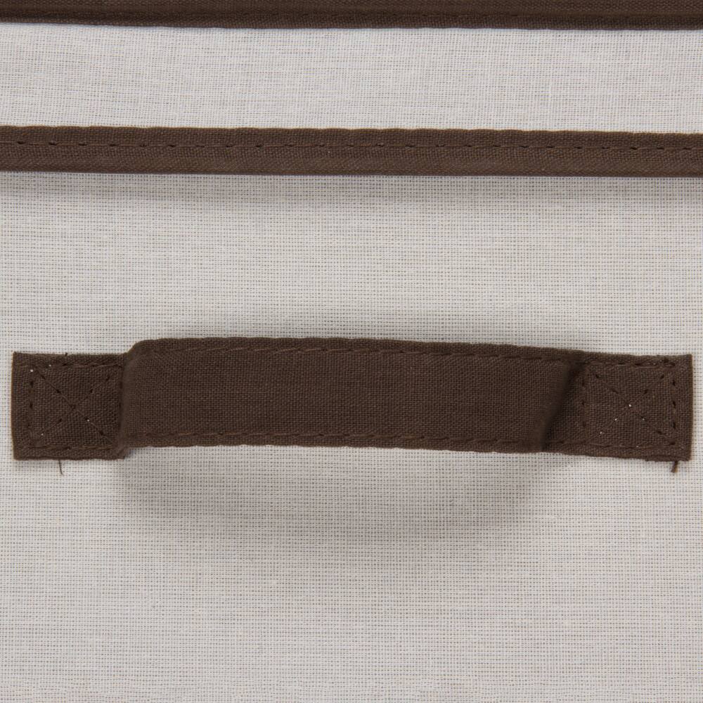 Household Essentials Canvas Storage Box with Lid