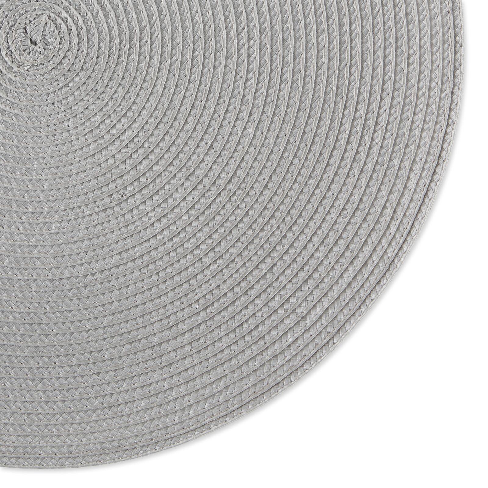 DII&#xAE; Round Plastic Woven Placemats, 6ct.