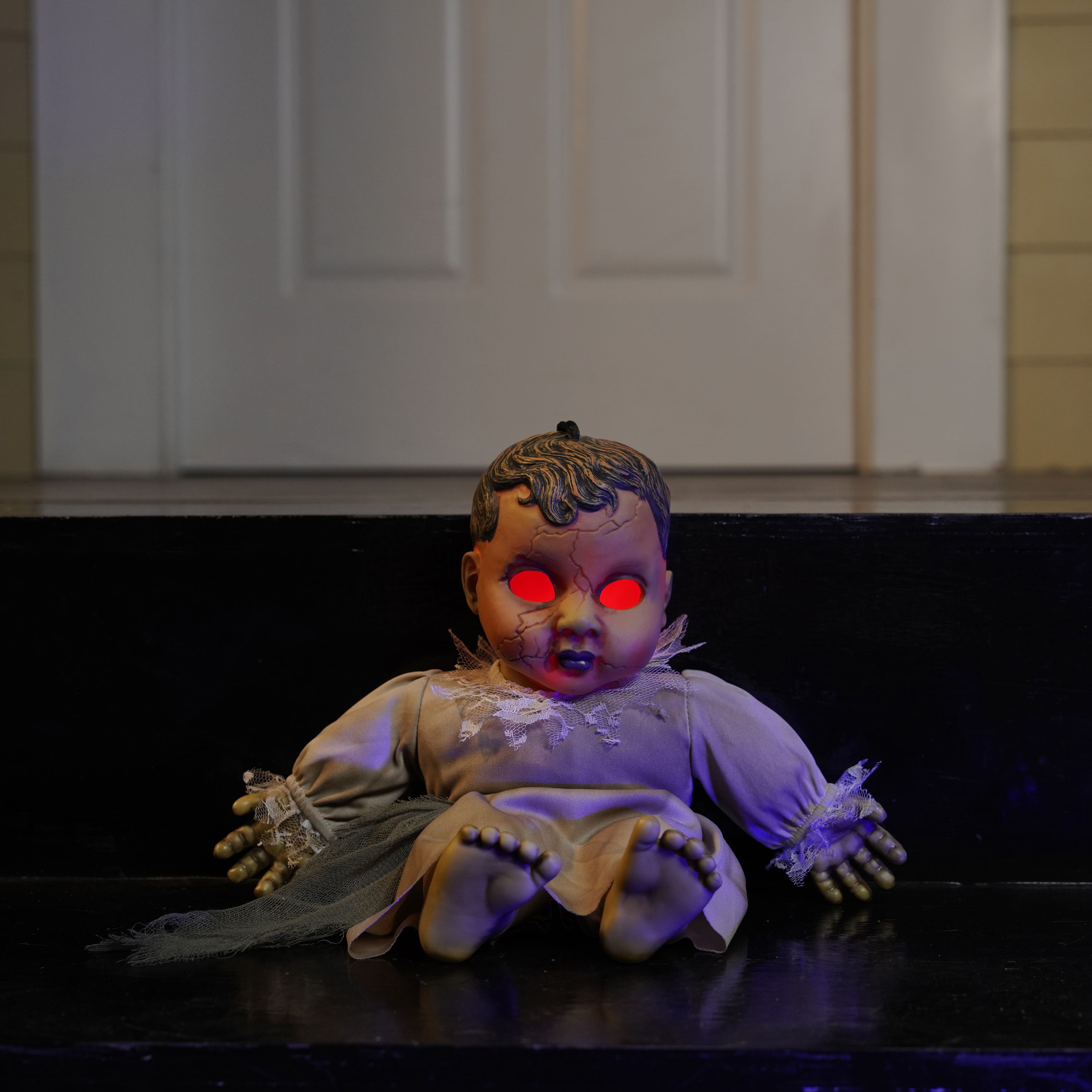 19&#x22; LED Sound Activated Haunted Doll D&#xE9;cor by Ashland&#xAE;