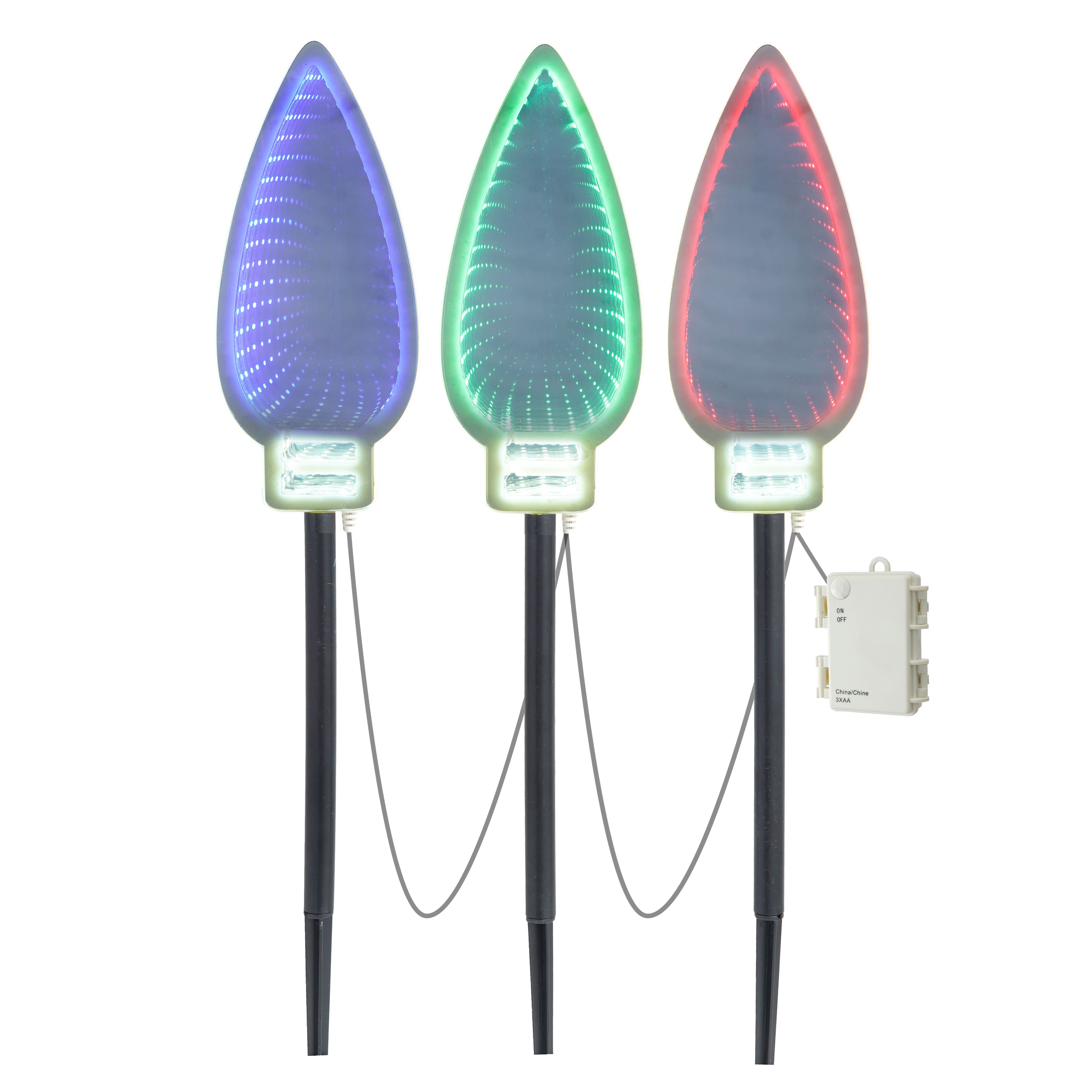 Multicolor LED Bulb Pathway Markers by Ashland&#xAE;