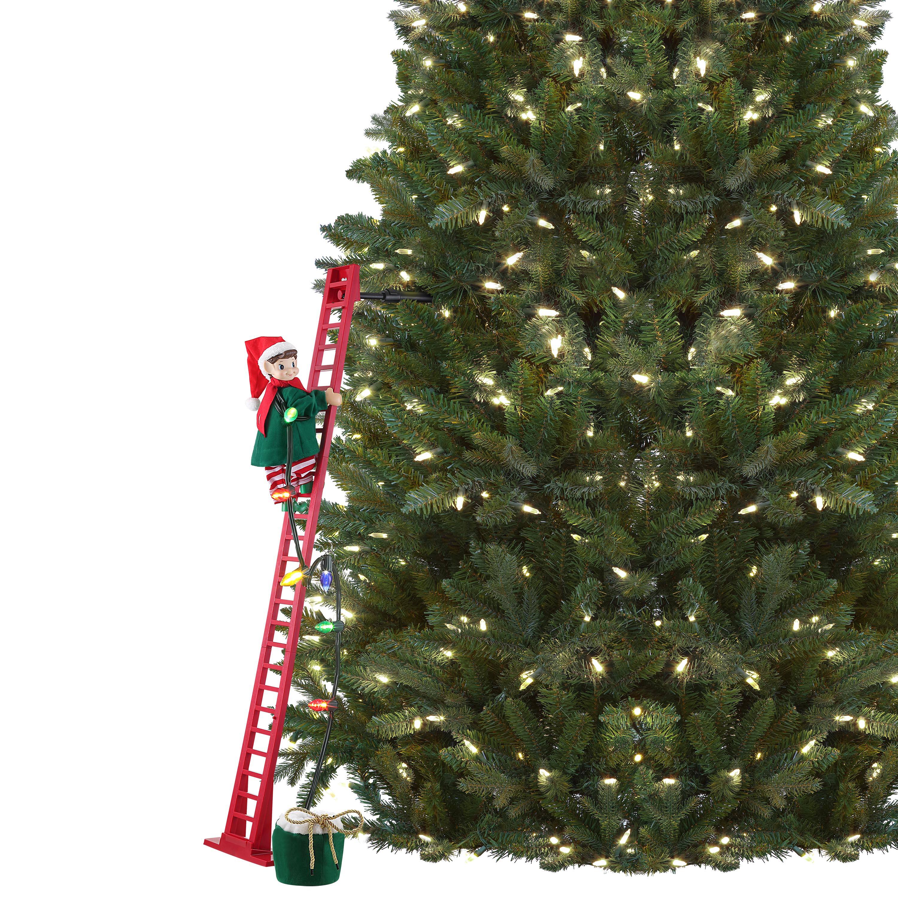 Mr. Christmas 43&#x22; Animated Ladder Climbing Elf