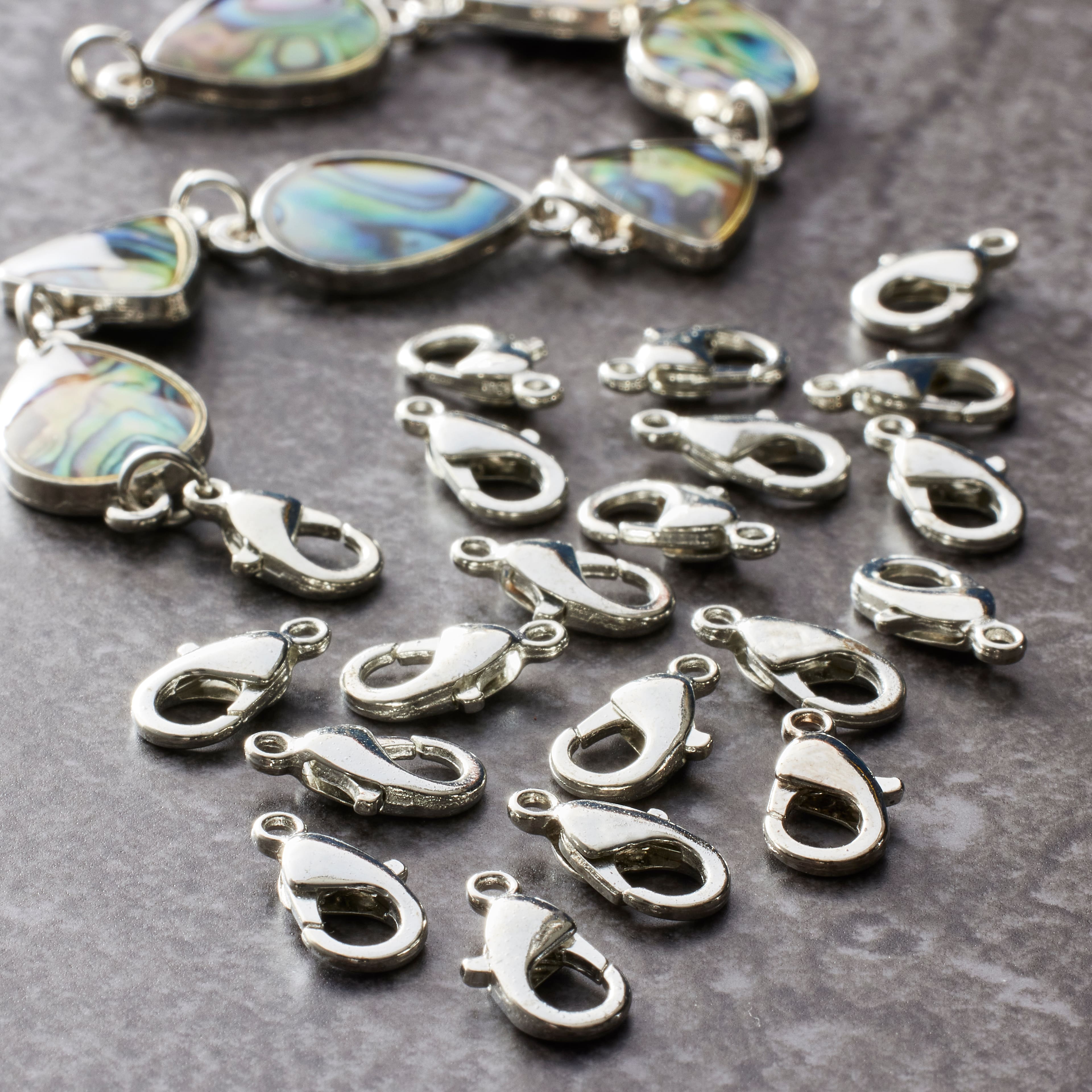 12 Packs: 20 ct. (240 total) 12mm Lobster Clasps by Bead Landing&#x2122;
