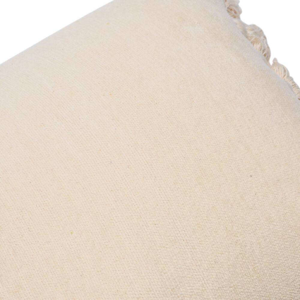 Hello Honey® Cream Chenille Throw Pillow with Tassels