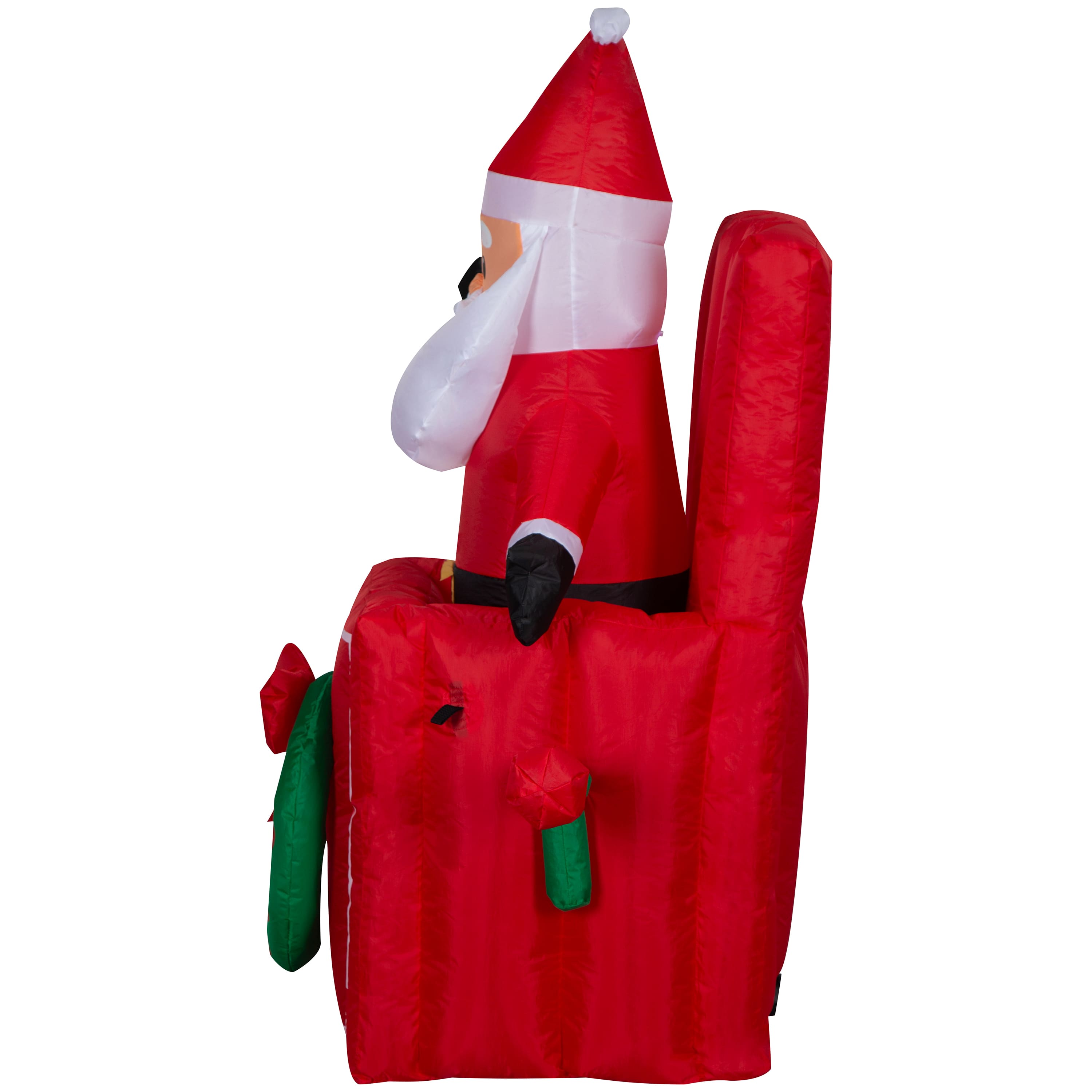 5ft. Animated Airblown&#xAE; Inflatable Christmas Santa in Pop-Up Box