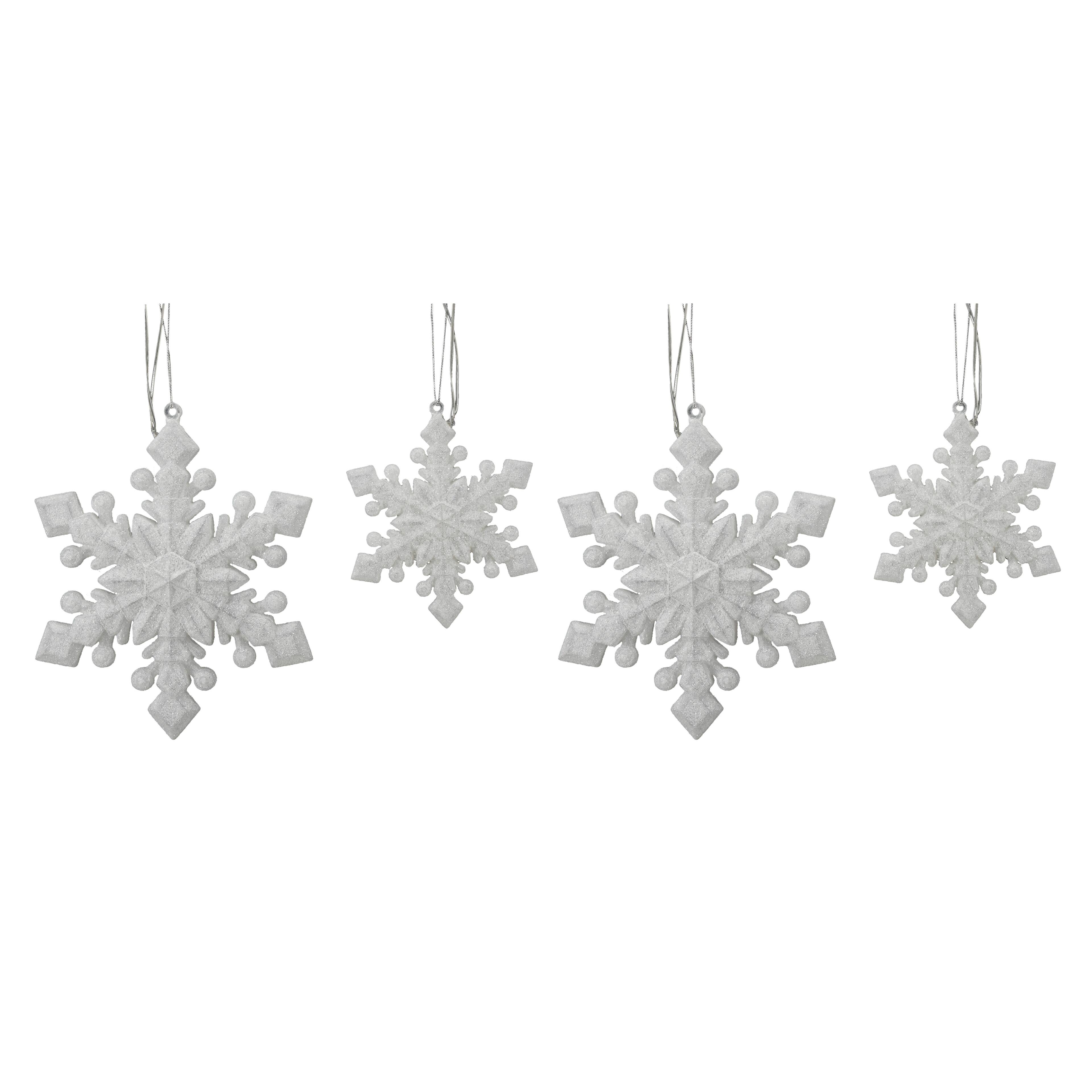 Lumi&#xE8;res &#xE0; DEL blanc chaud de 1,5 m en forme de flocon de neige d&#x27;Ashland