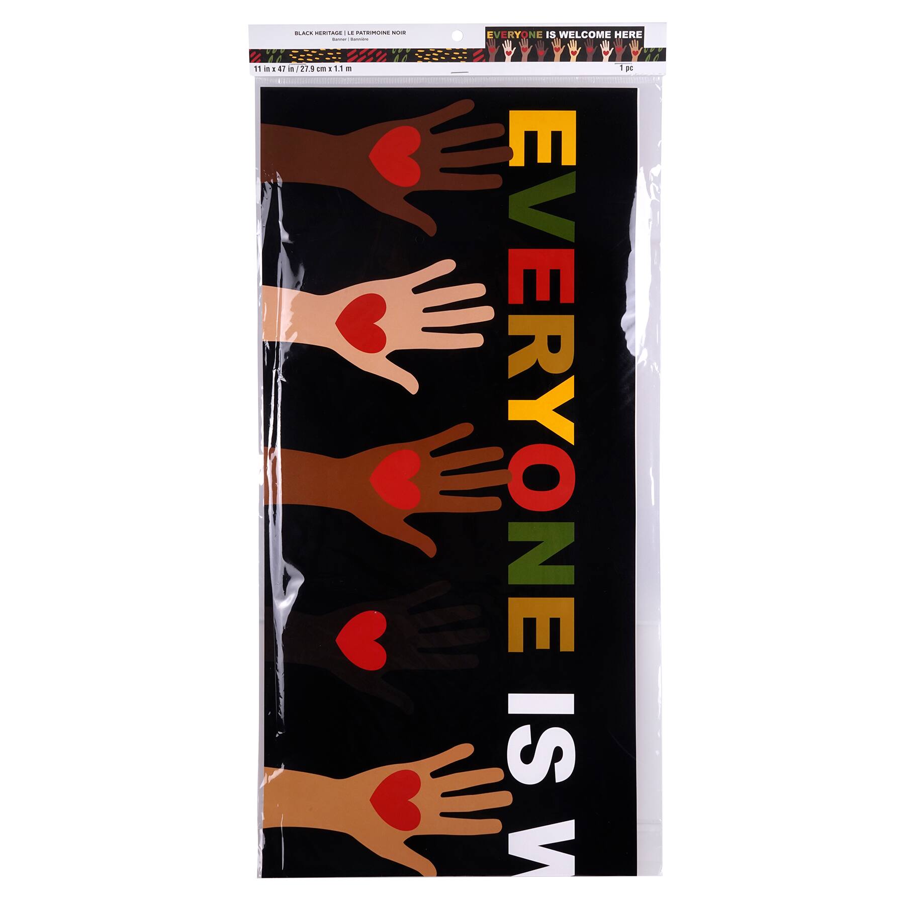 Everyone Is Welcome Here Black Heritage Banner Michaels