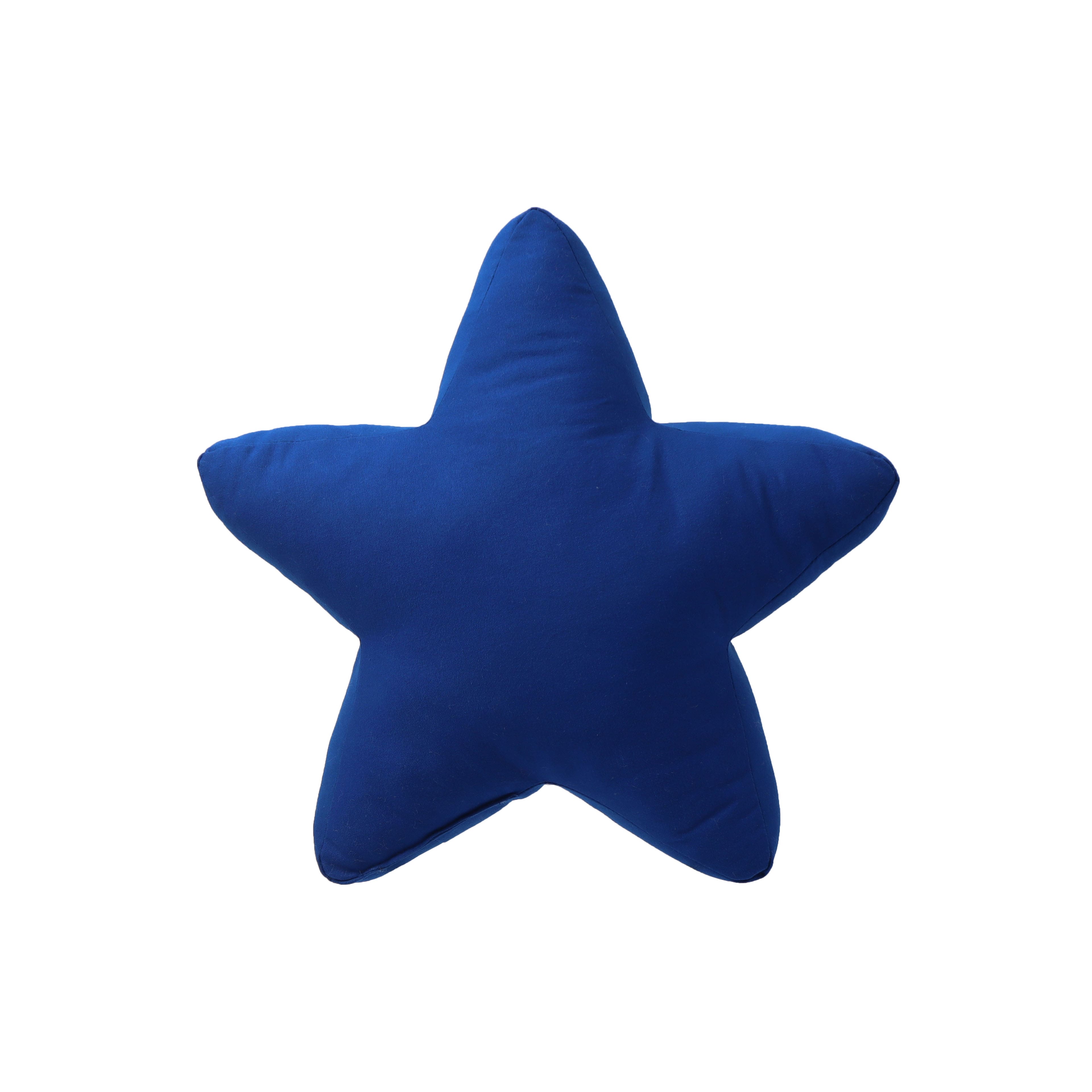 18&#x22; x 17&#x22; Red, White &#x26; Blue Star Shaped Throw Pillow by Celebrate It&#x2122;