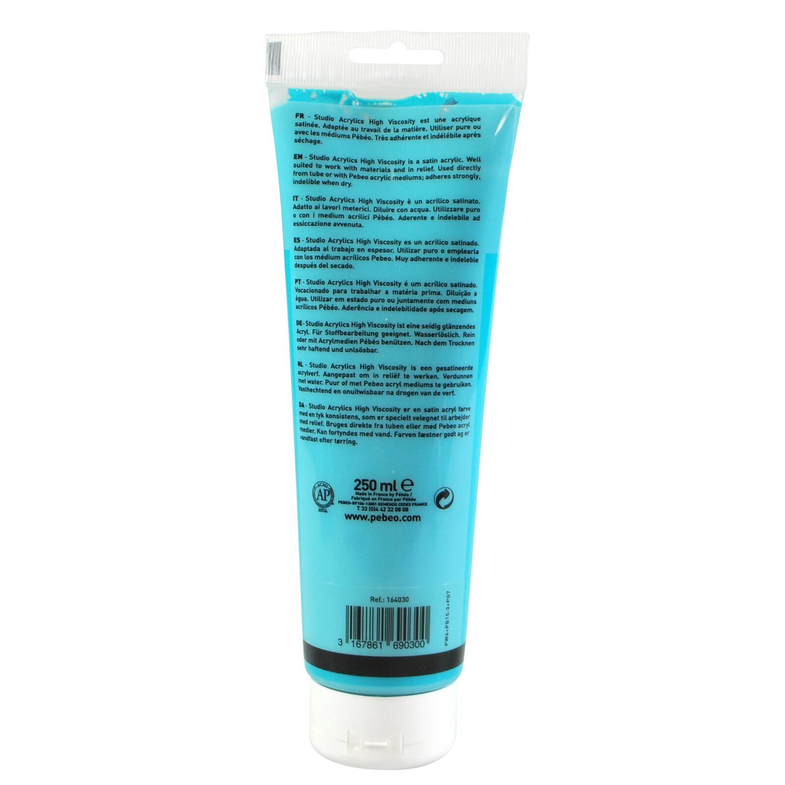 Peinture acrylique &#xE0; haute viscosit&#xE9; Studio de P&#xE9;b&#xE9;o, 250&#xA0;ml 