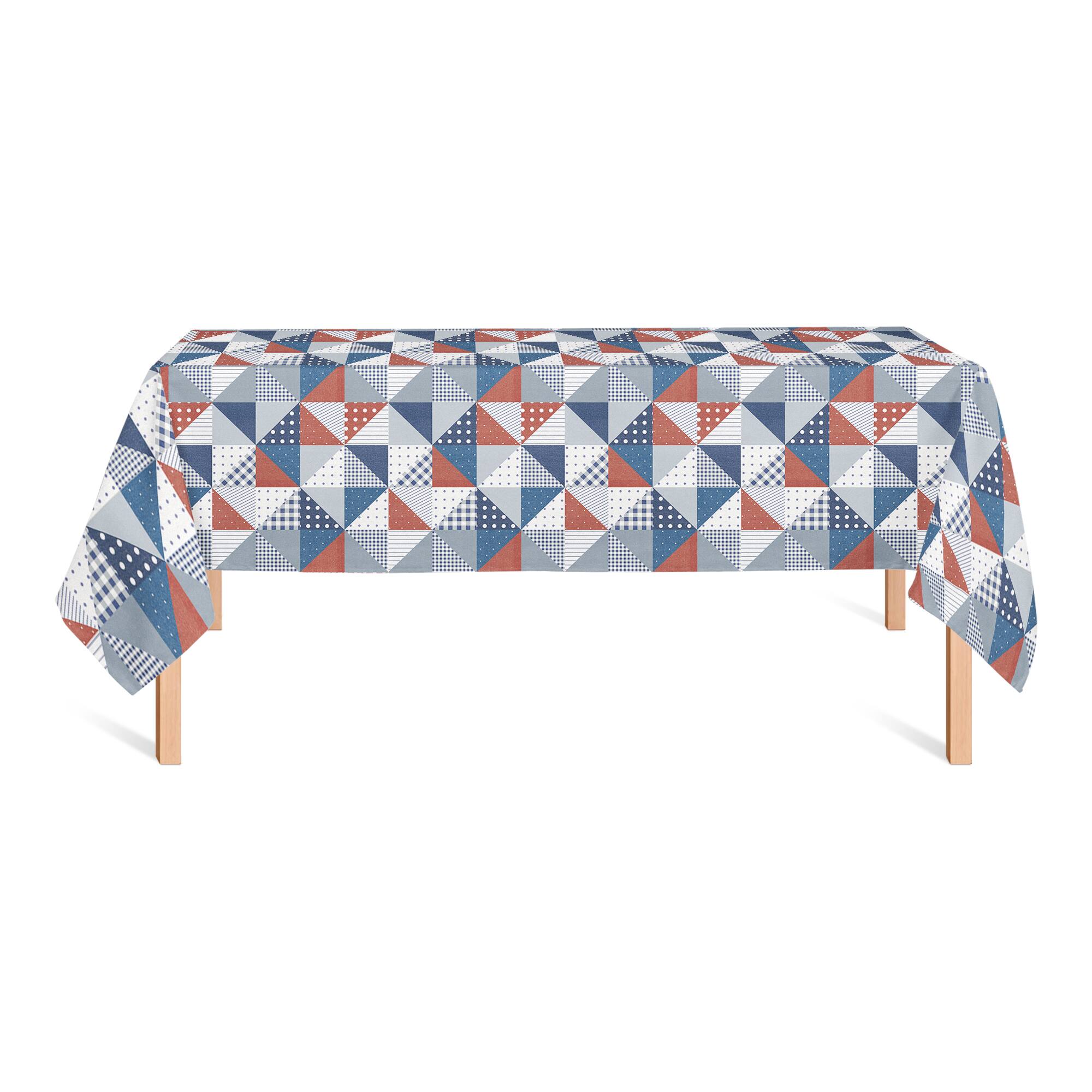 Patchwork Quilt Tablecloth, 58&#x22; x 102&#x22;