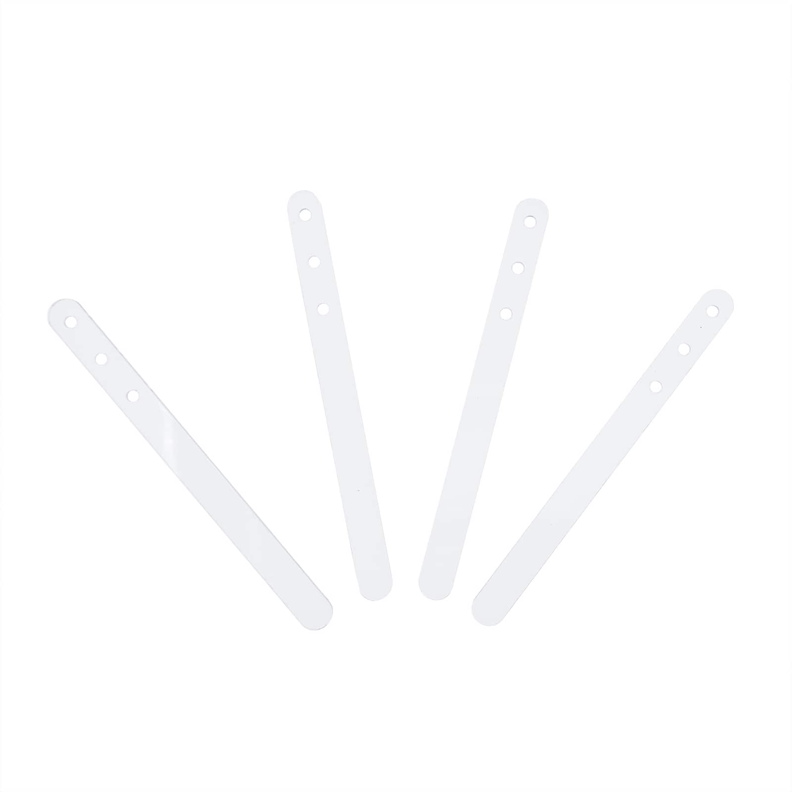 White Popsicle Sticks: Acrylic Cakesicle Sticks