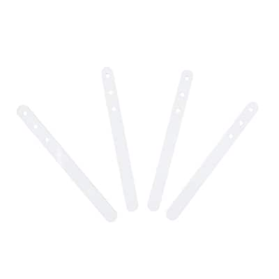 Kamehame 30 Pieces Acrylic Candy Apple Sticks 6 inch Clear Pointed Acrylic Rods for Cake Pops or Dessert Caramel Apple Chocolate Covered Apples 6mm