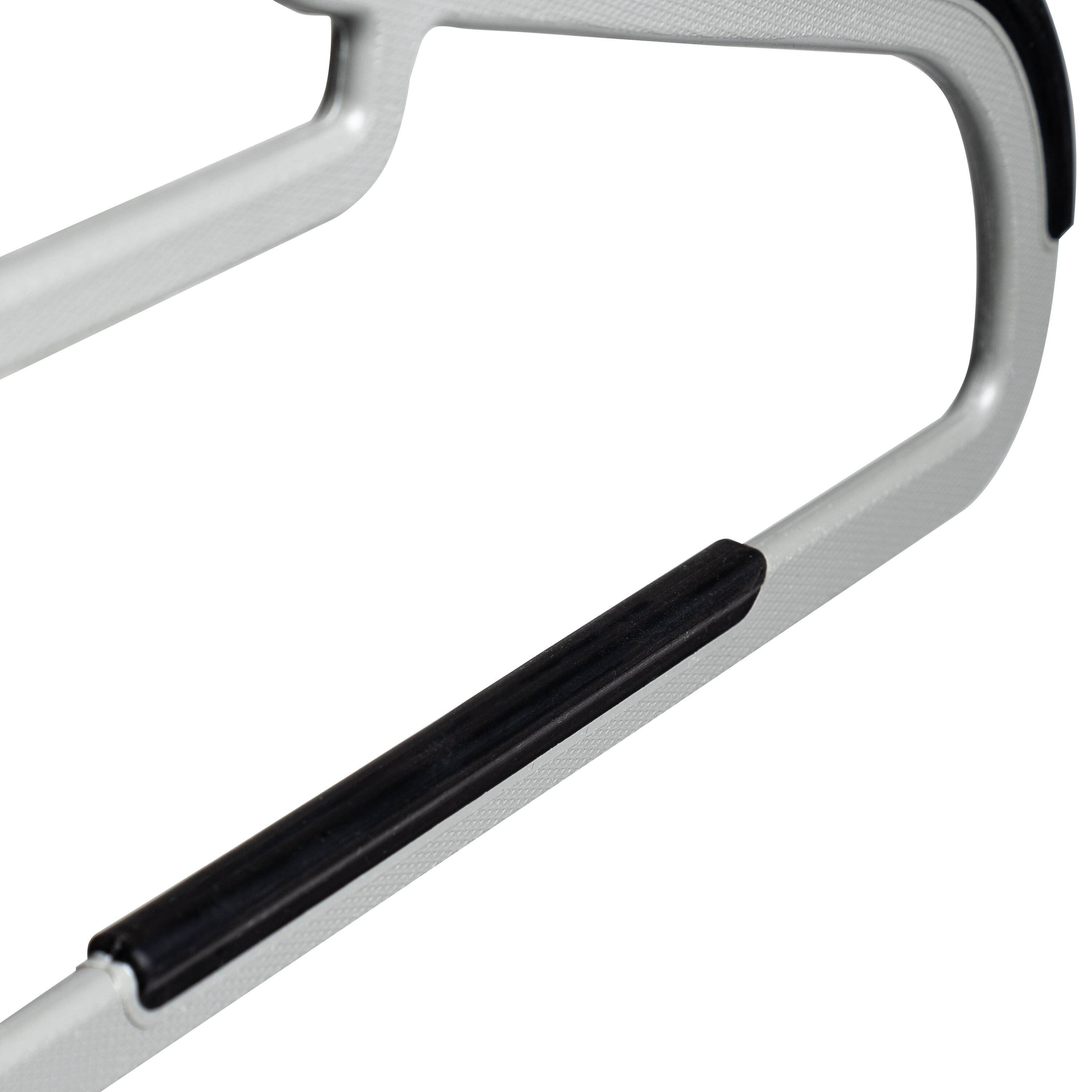 Honey Can Do Gray &#x26; Black Rubber Grip No-Slip Plastic Hangers, 50ct.