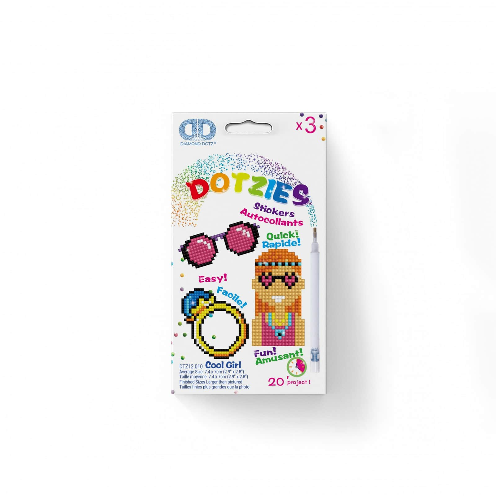 Diamond Dotz&#xAE; Dotzies&#xAE; Cool Girl Sticker Kit