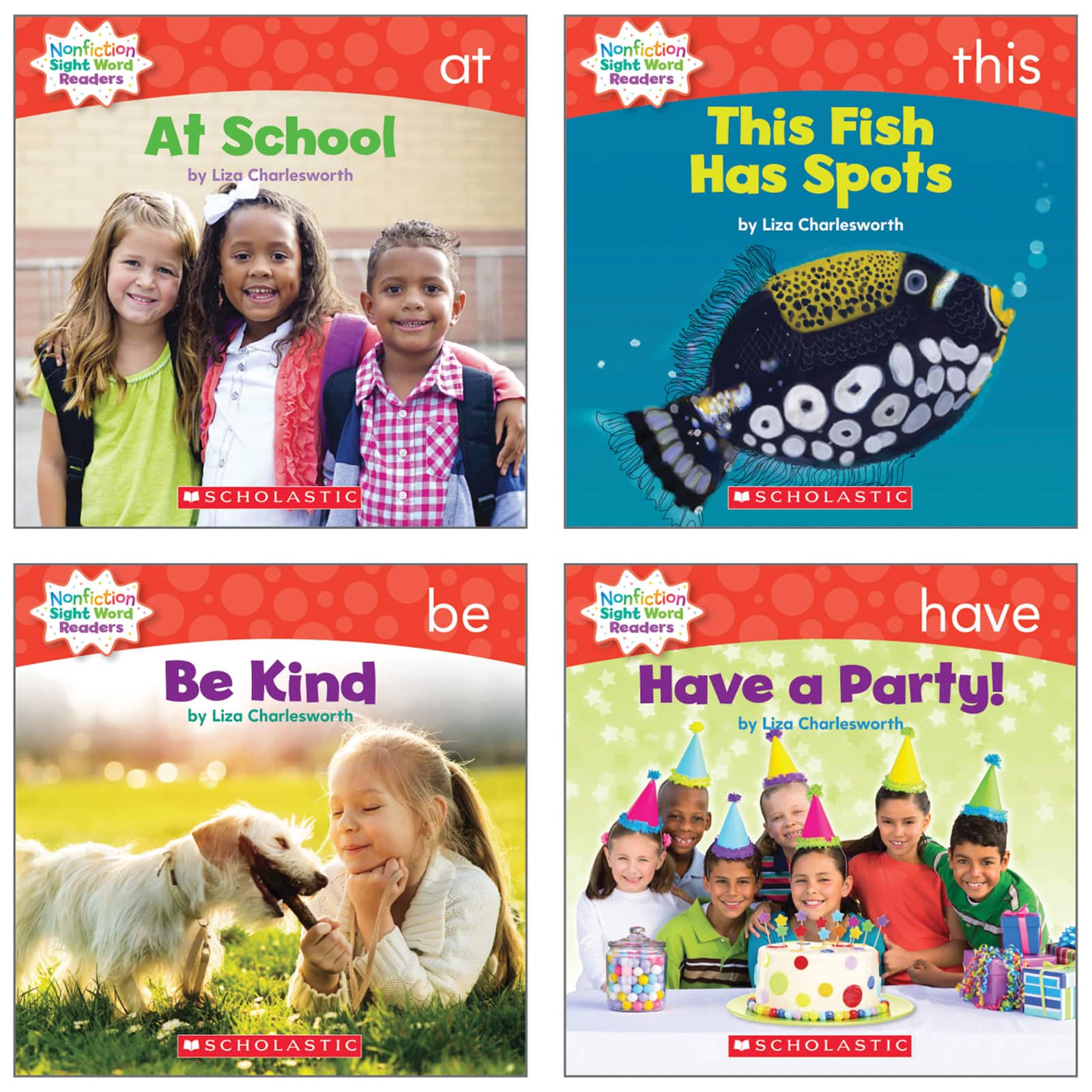 Scholastic Nonfiction Sight Word Readers Set, Guided Reading Level A
