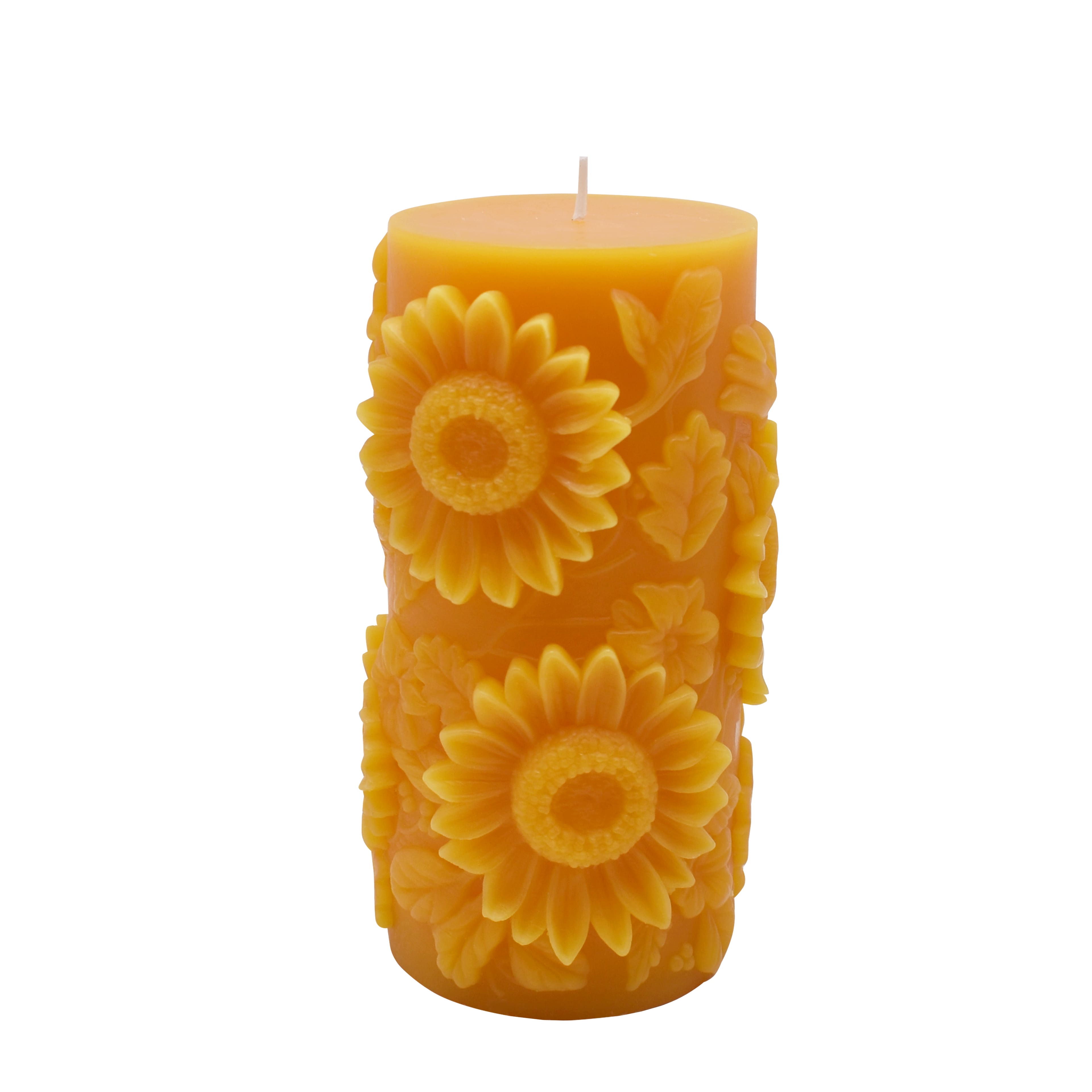 3&#x22; x 6&#x22; Scented Sunflower Pillar Candle by Ashland&#xAE;