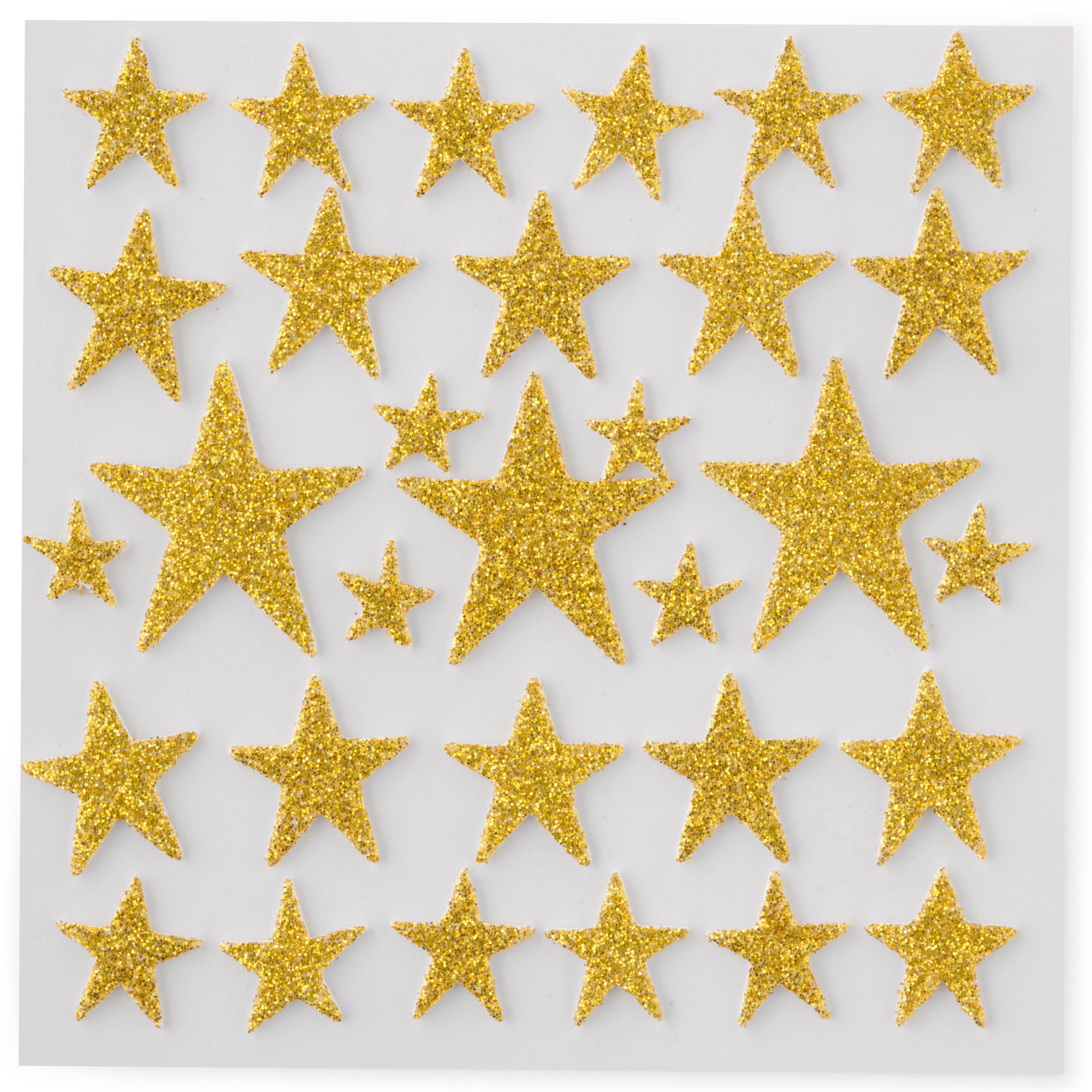 Small Buy $10=Free Shipping! Gold Glittered 3D Star Ornament 