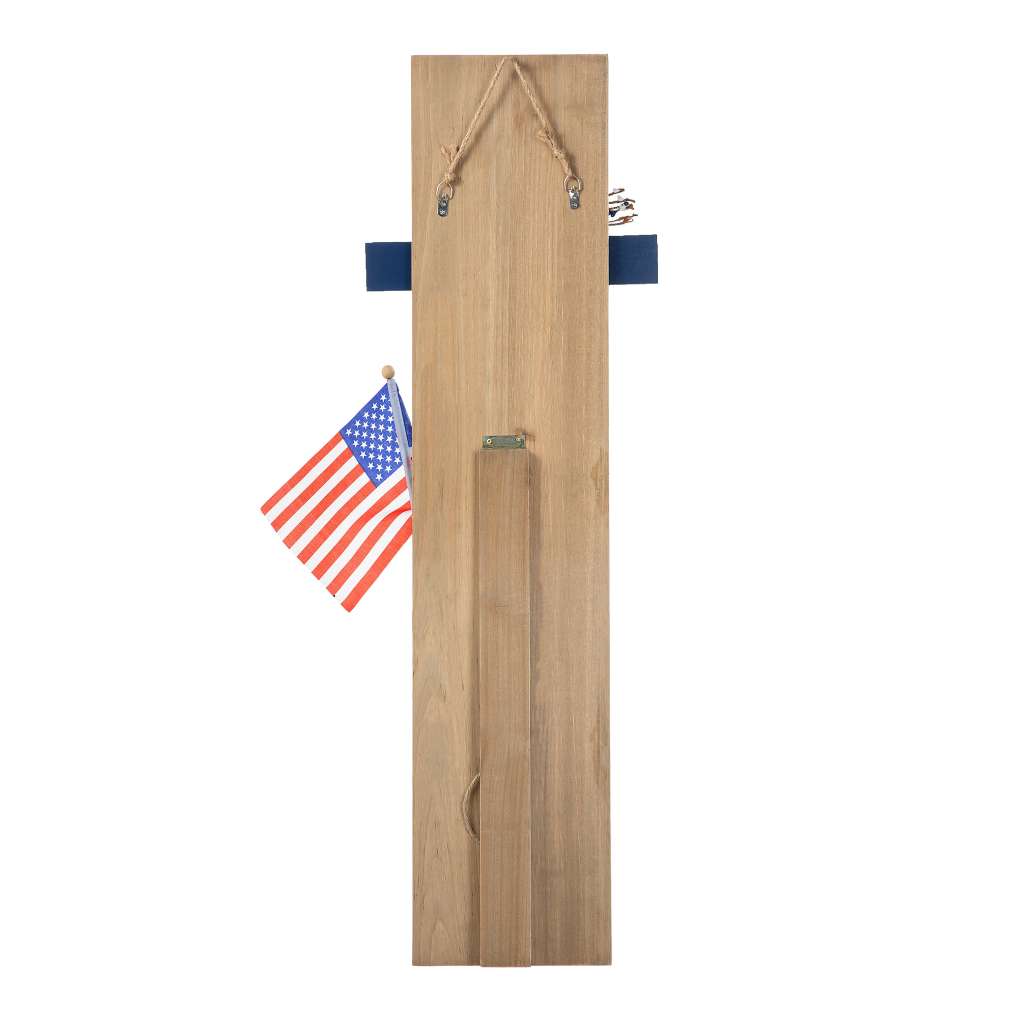 Glitzhome® 36" Patriotic Americana Uncle Sam Porch Décor