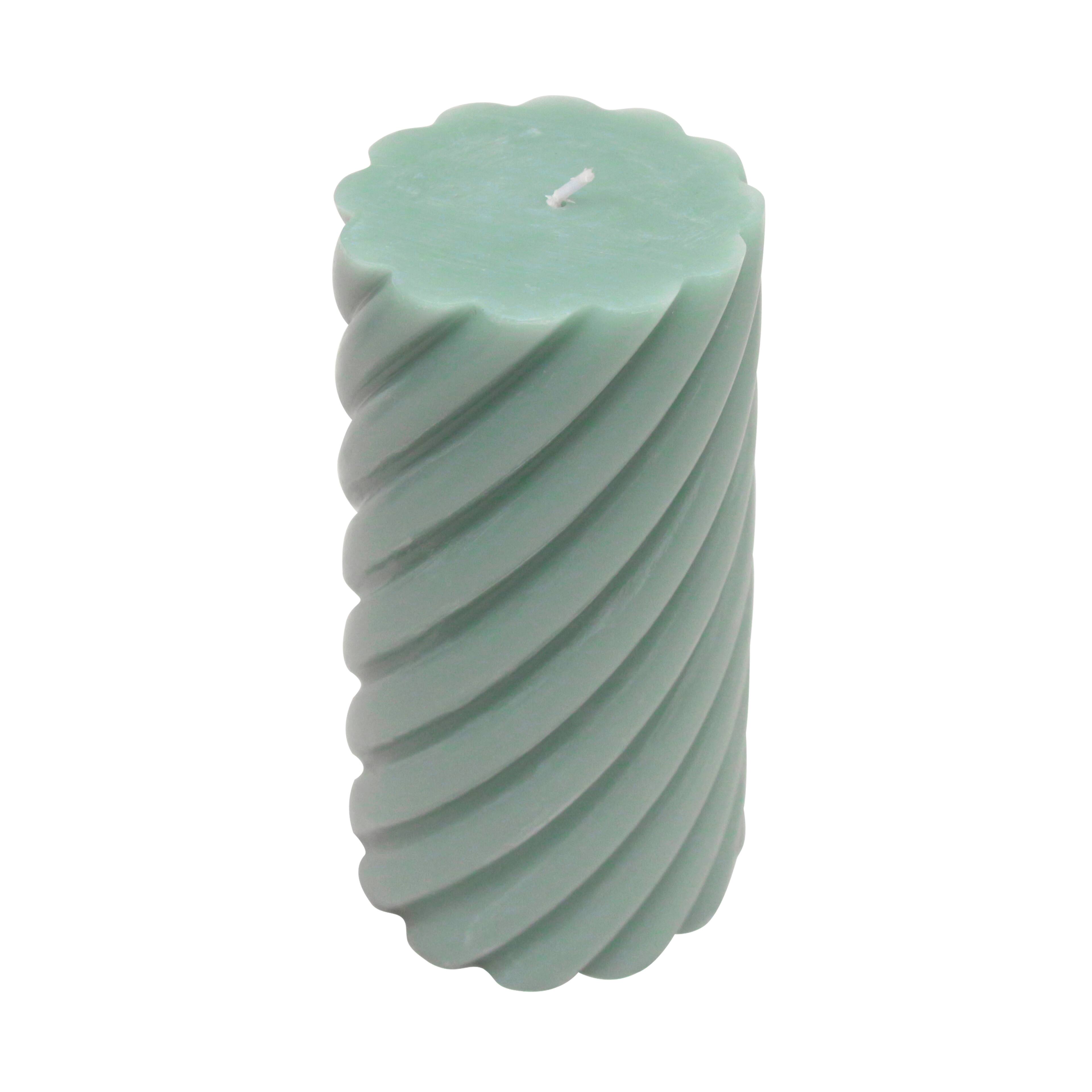 12 Pack: Lightly Fragranced Twist Pillar Candle by Ashland&#xAE;