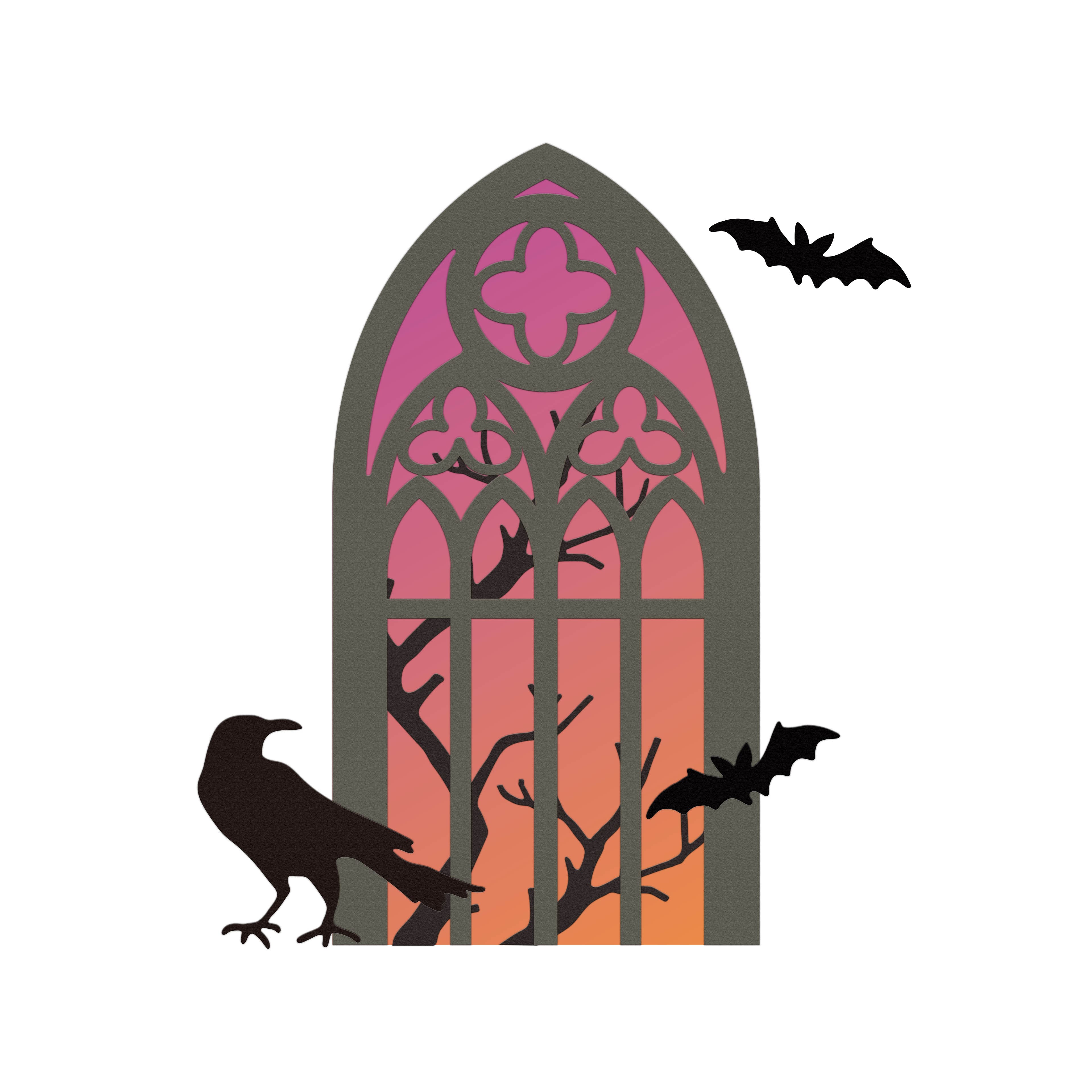 Gothic Gate &#x26; Tree Layering Die Set by Recollections&#x2122;