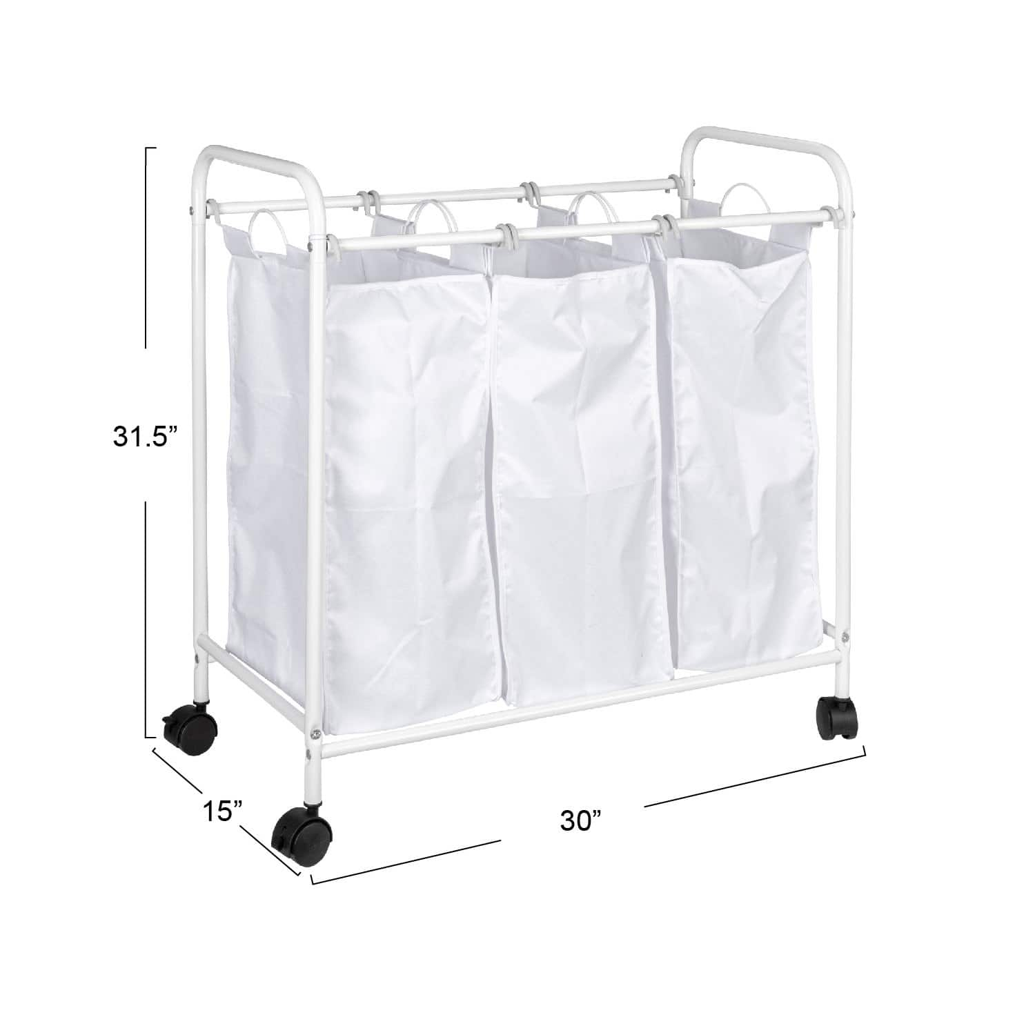 Household Essentials Triple Laundry Sorter