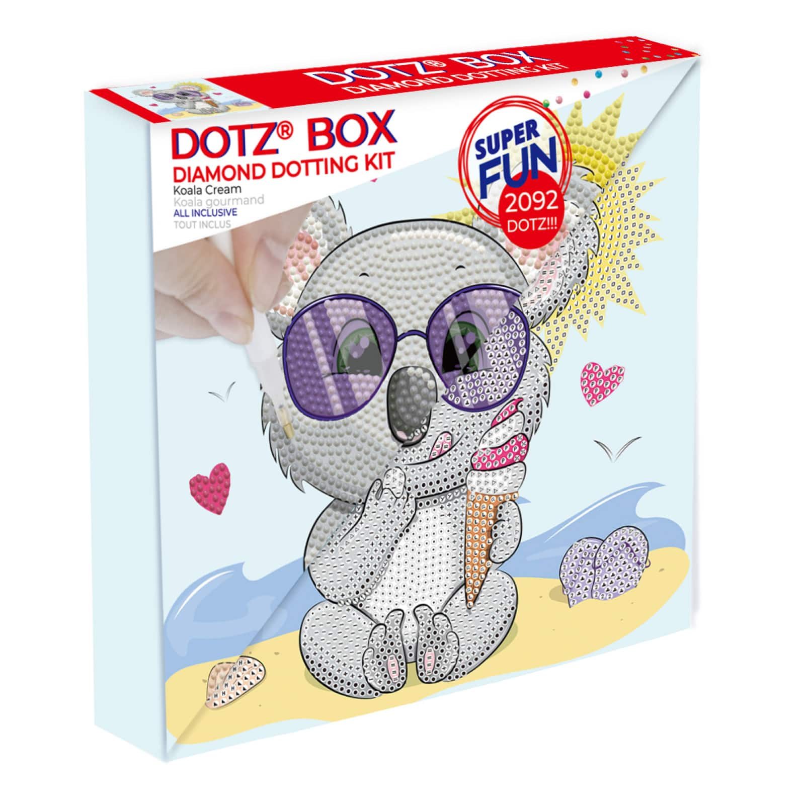 Diamond Dotz&#xAE; Koala Cream DOTZ&#xAE; BOX Diamond Painting Kit