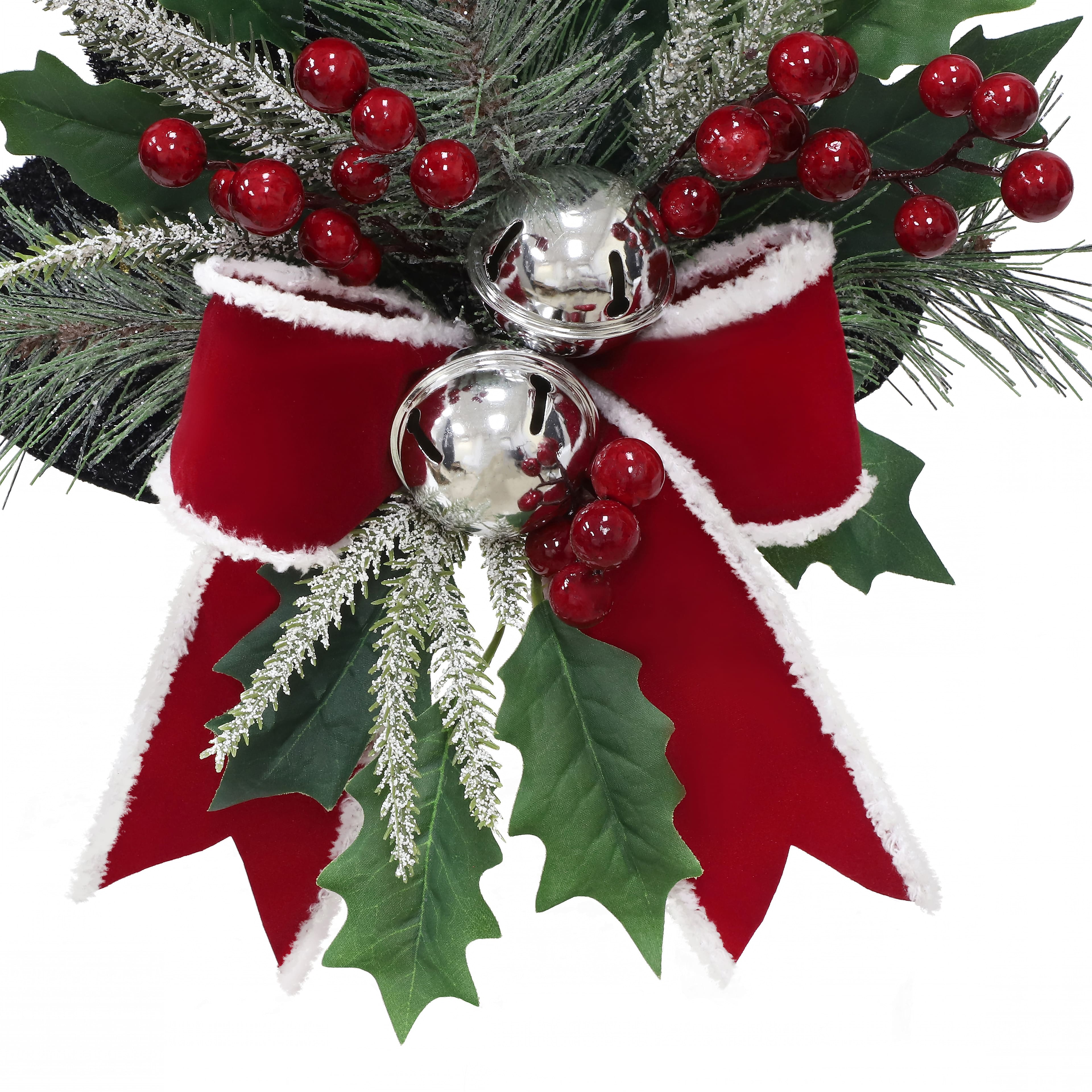 10" LED Premade Snowman Top Hat Décor by Ashland®