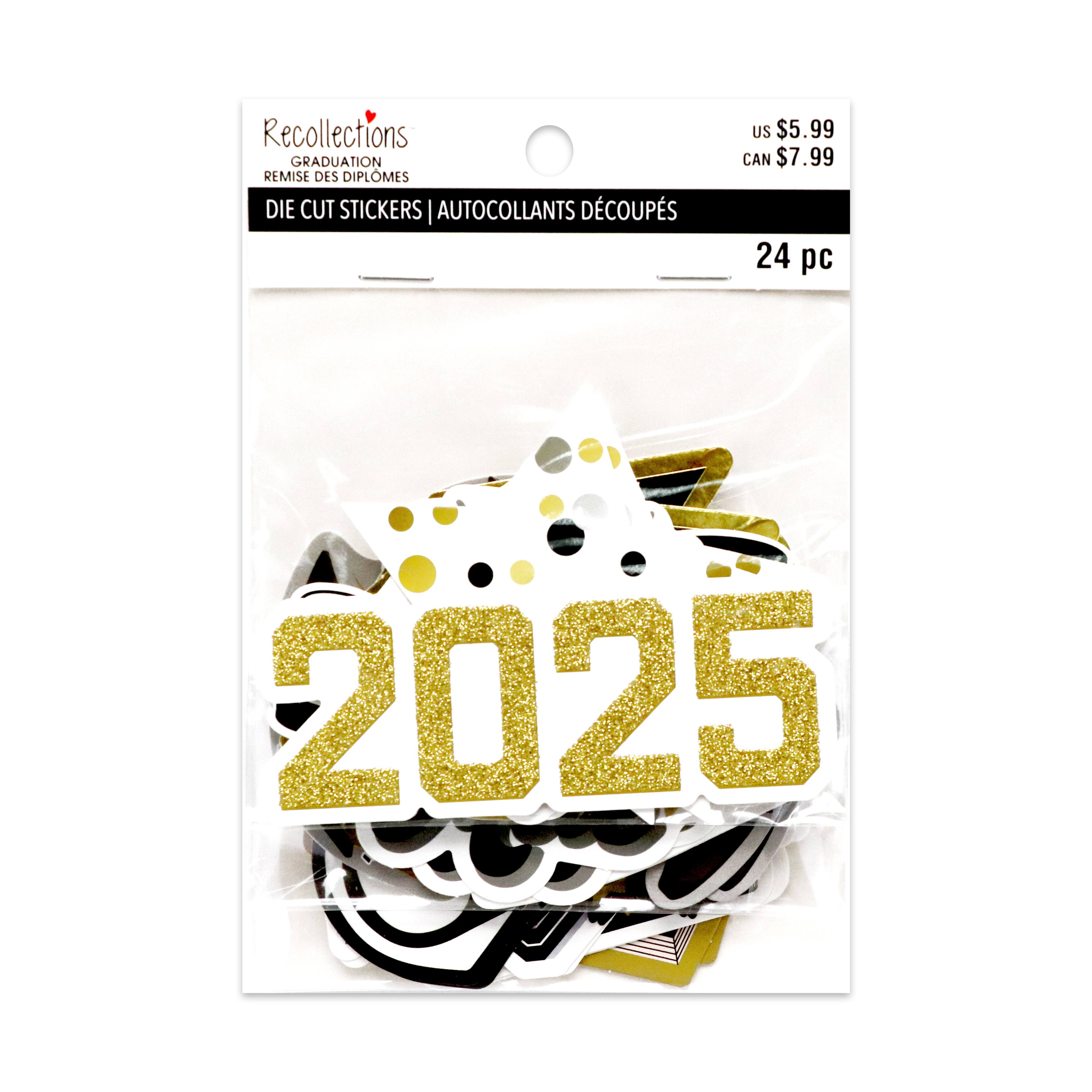 2025 Graduation Die-Cut Stickers by Recollections™
