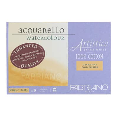 Fabriano® Artistico Extra White Cold Press Watercolor Block | Michaels