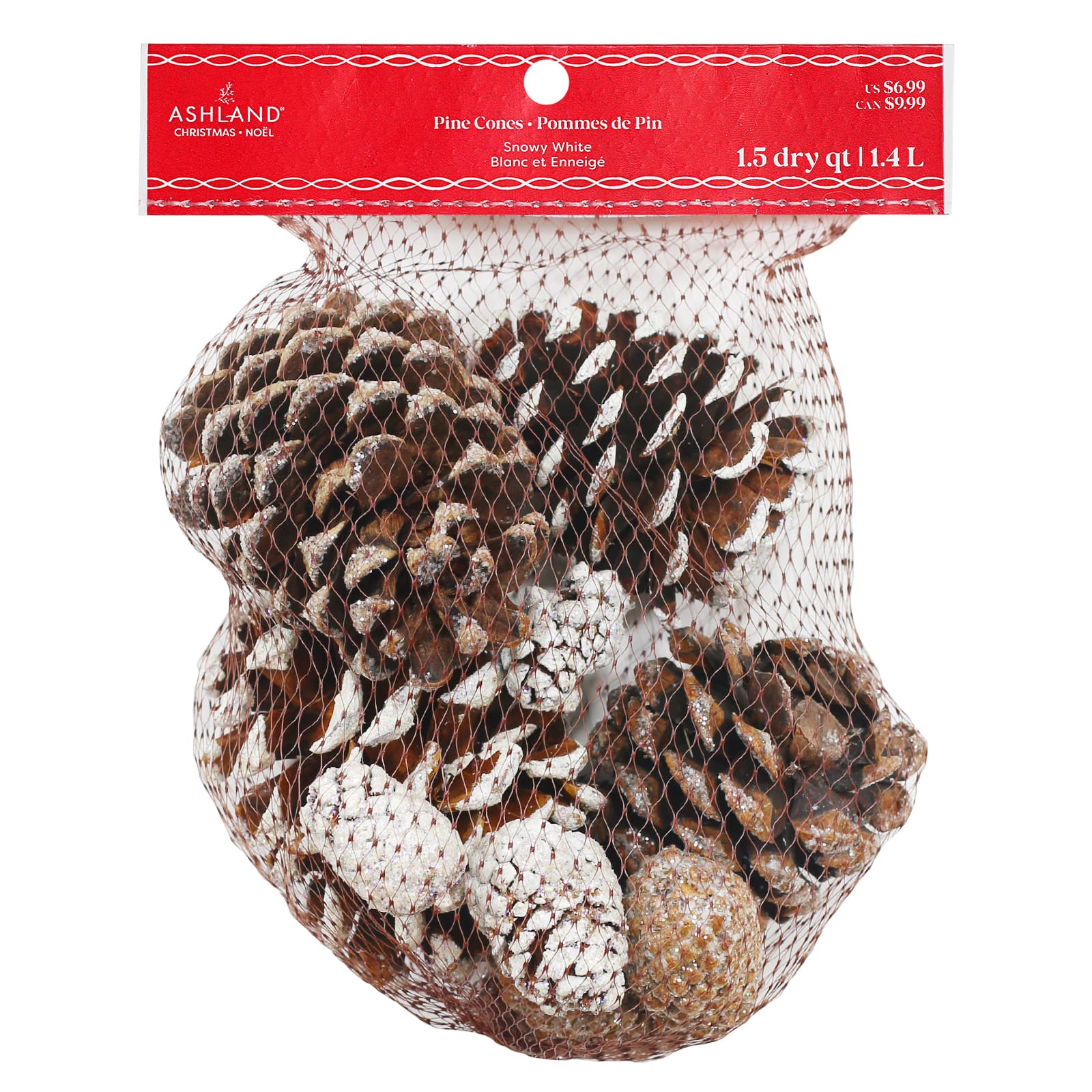 Snowy White Pinecone Assortment by Ashland&#xAE;