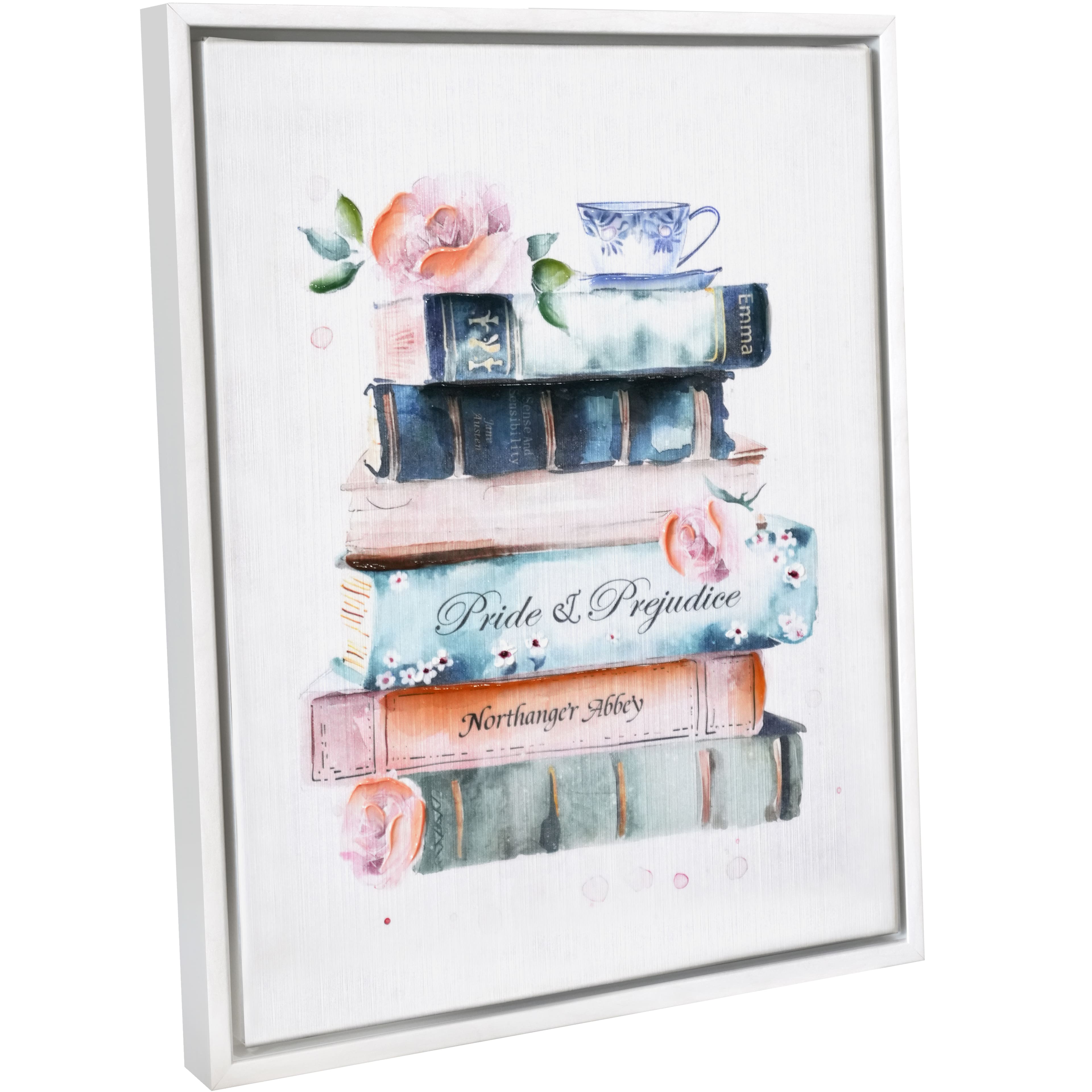 12&#x22; x 15&#x22; Classic Romantic Literature Wall Art in White Frame by Ashland&#xAE;