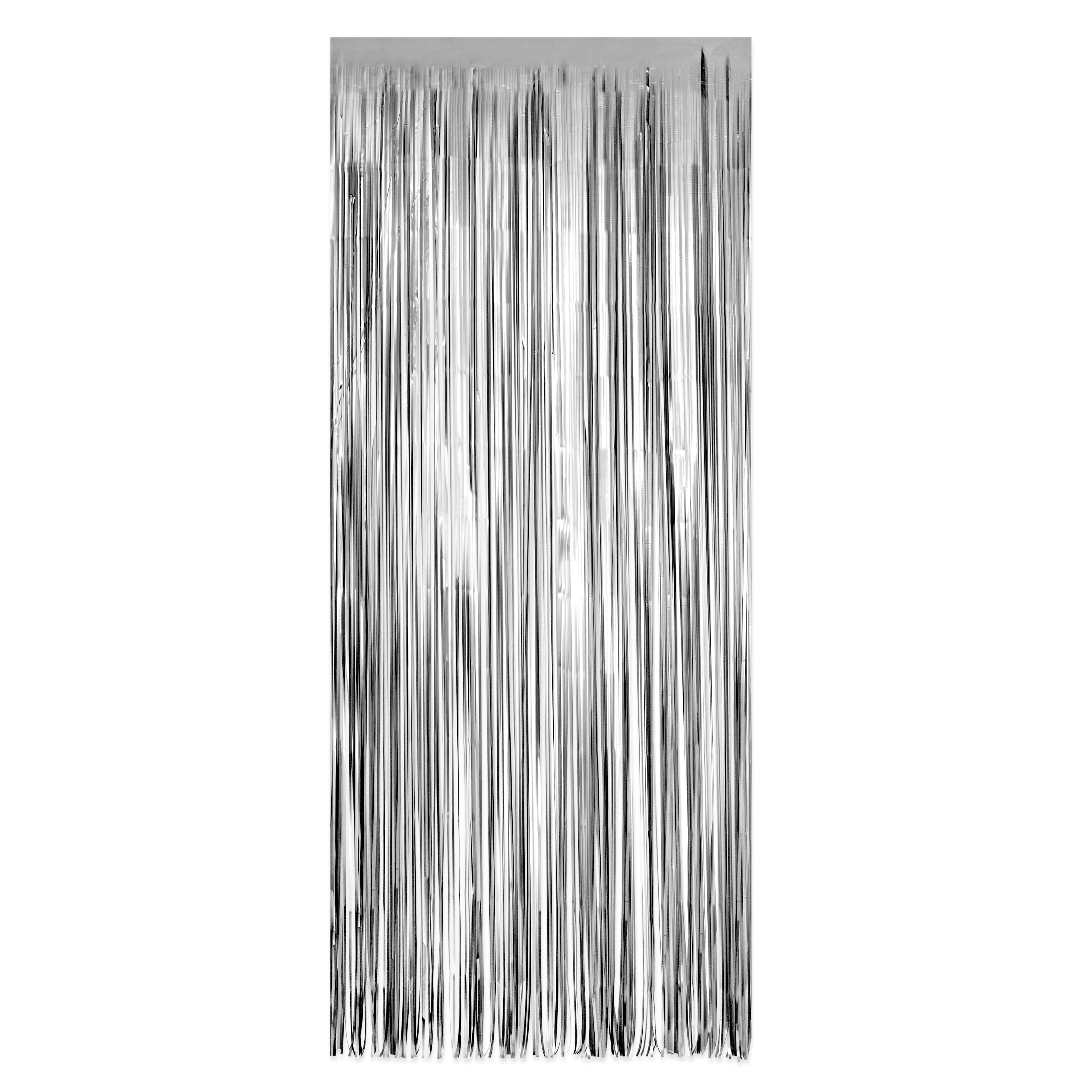 Silver Fringe Curtain by Celebrate It™