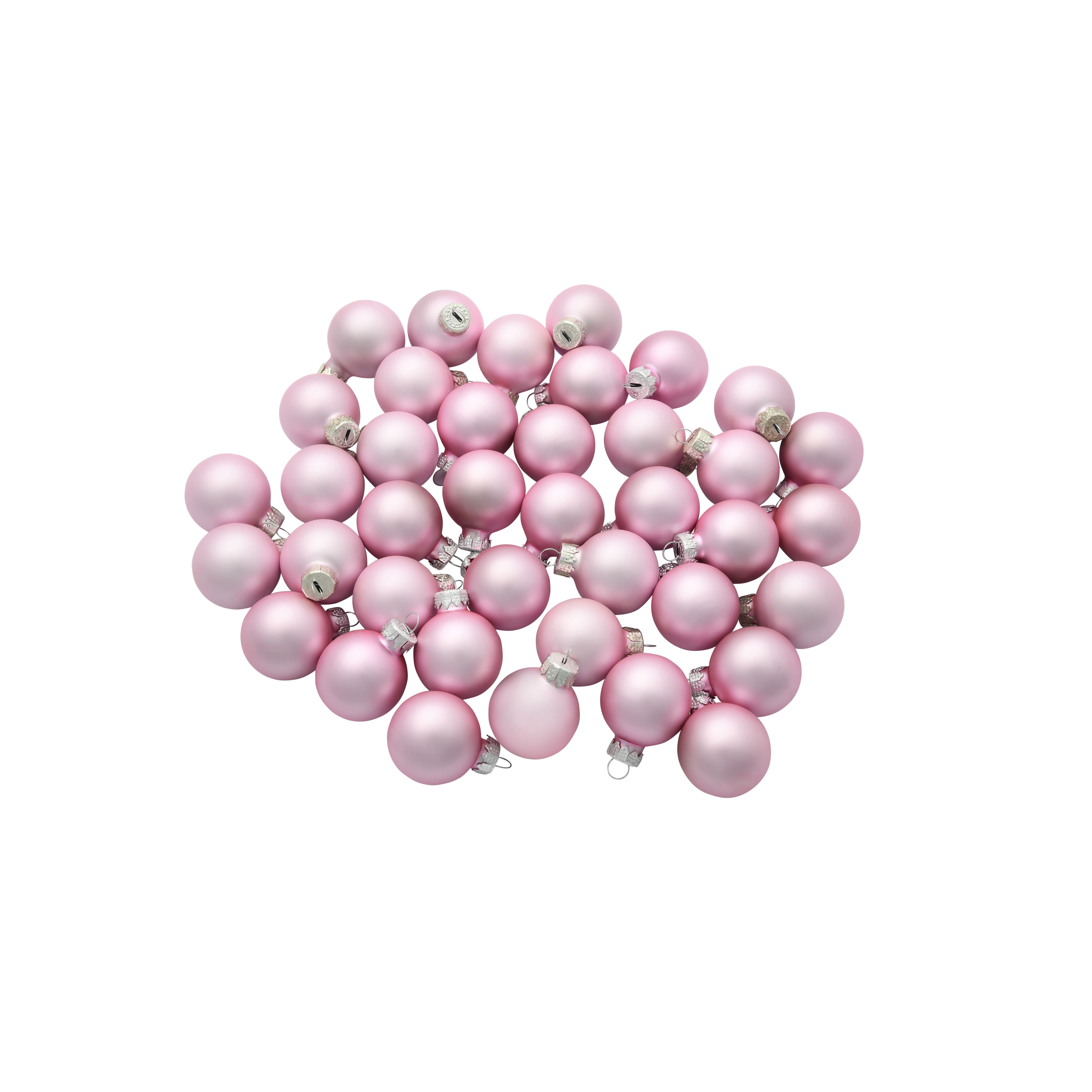 Whitehurst 40ct. 1.25" Matte Glass Ball Ornaments