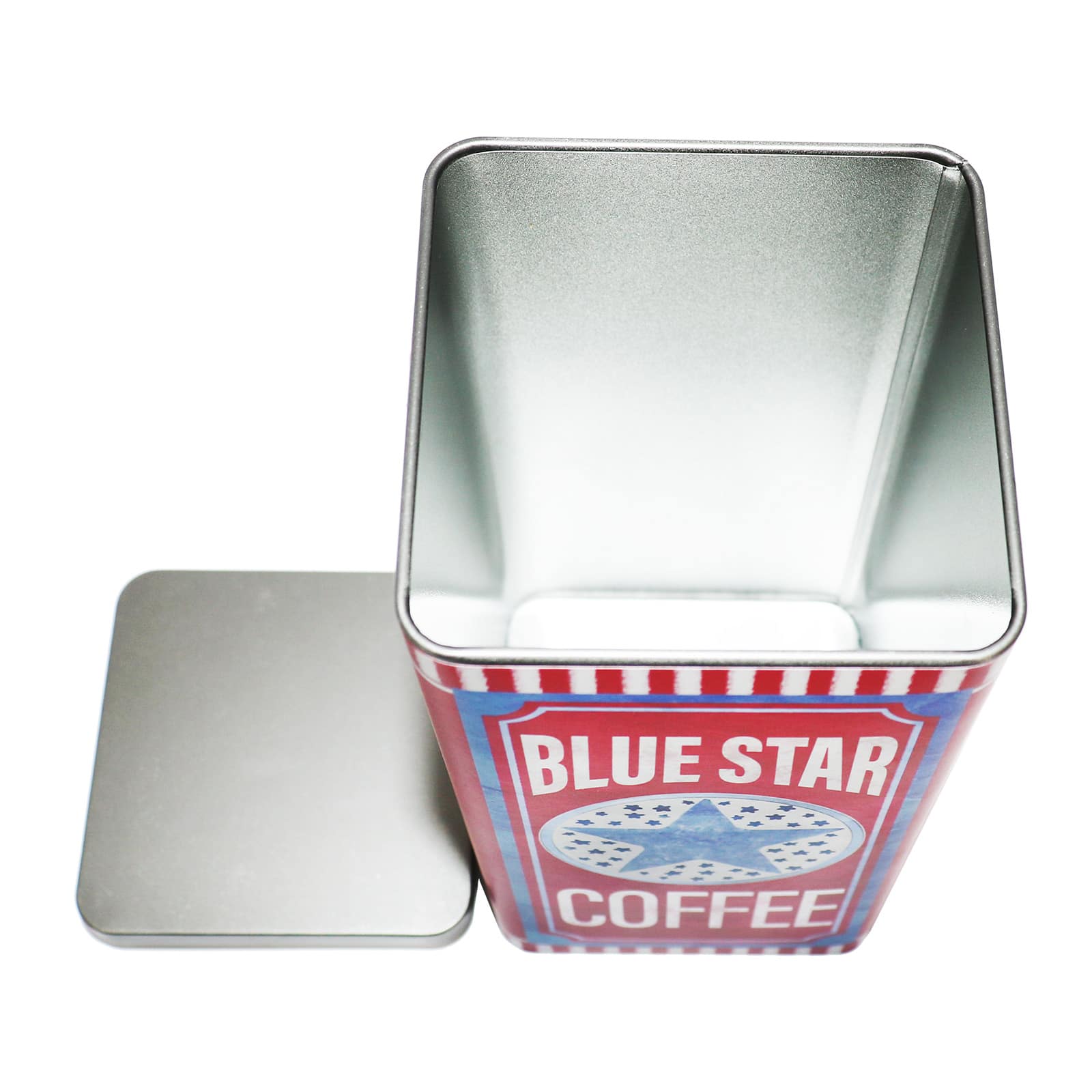 Assorted 7.7&#x22; Red, White &#x26; Blue Patriotic Tabletop Tin by Celebrate It&#x2122;