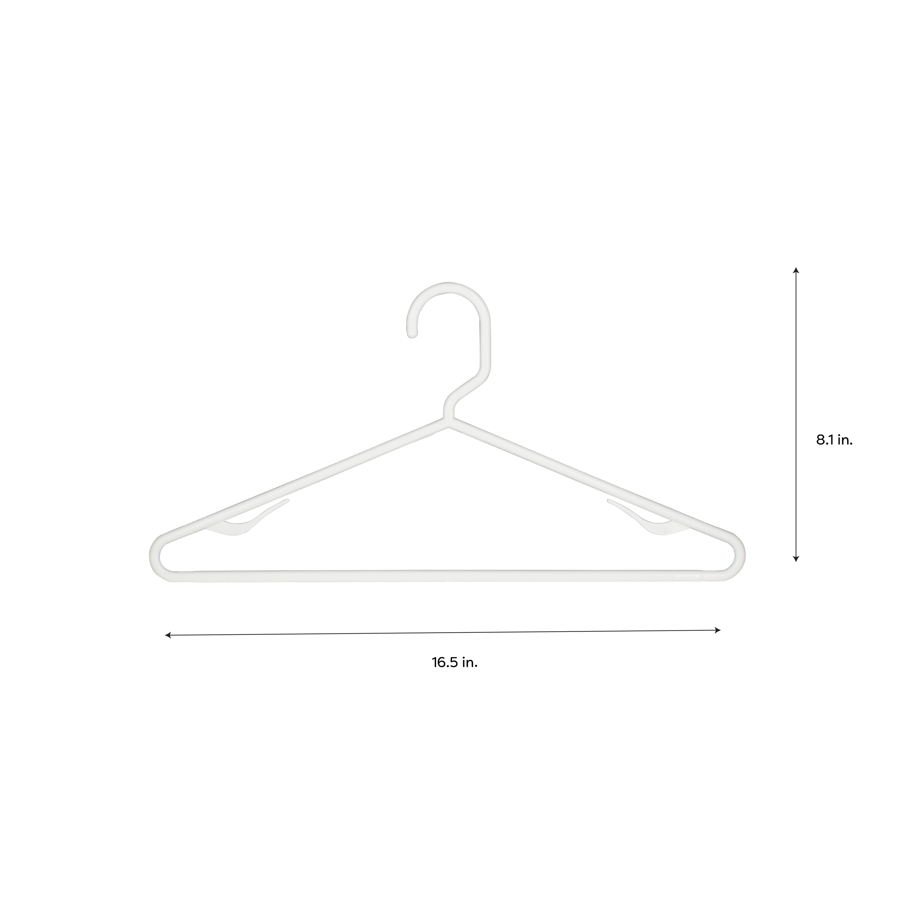 Woolite&#xAE; White Plastic Hangers, 6ct.